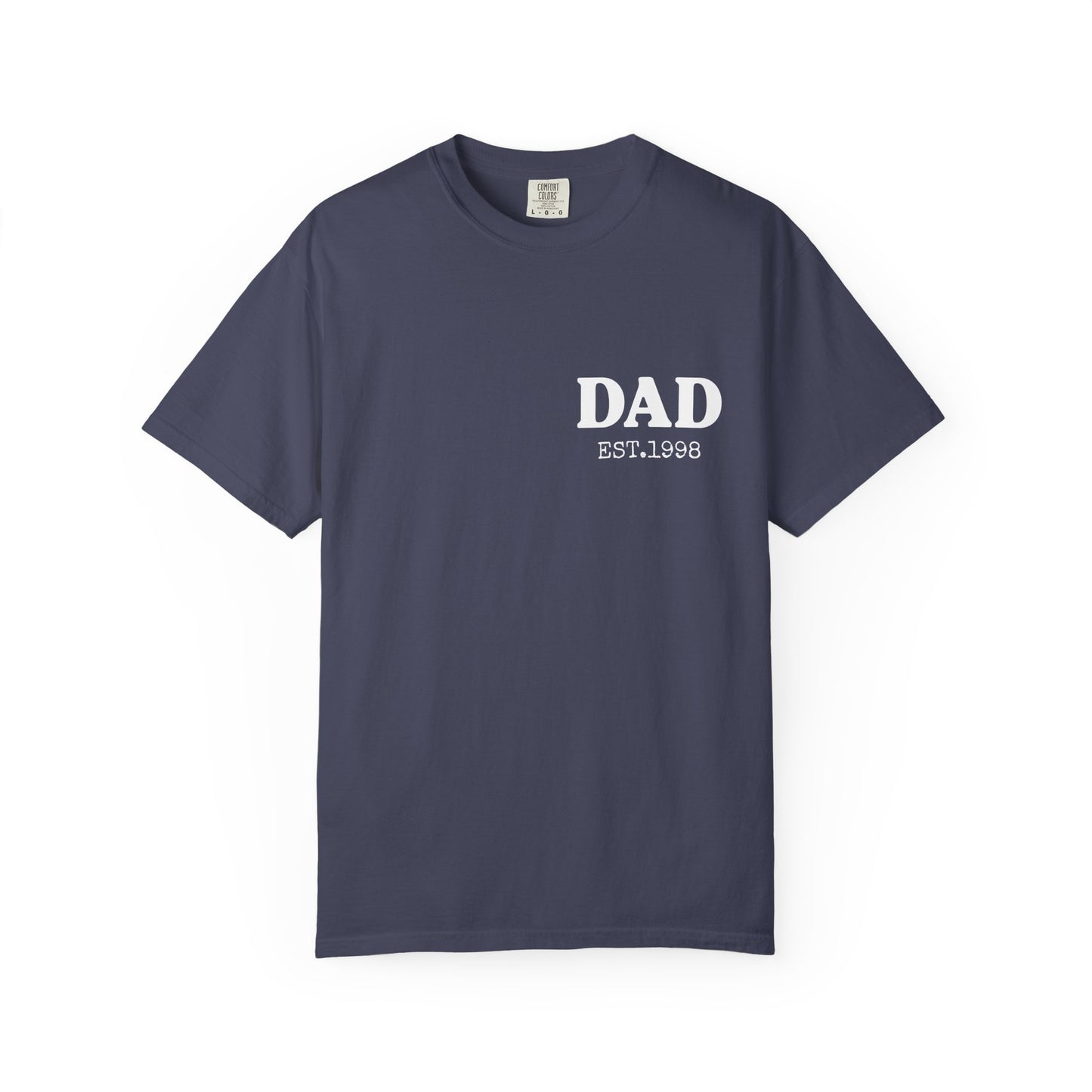 Dad Est Year Shirt, Birthday Gift for Daddy, New Dad Gift Idea,Matching Dad & Daughter, Fathers Day Gifts from Daughter, Dad of Girls Tee