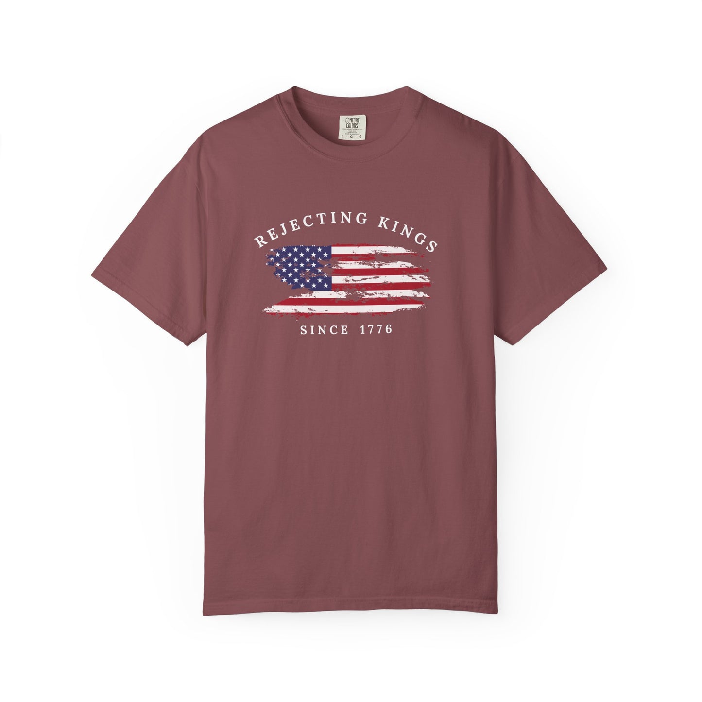 Comfort Colors® Rejecting Kings Since 1776 Protest Shirt, 4th July America Shirt, Anti Trump Shirt, Pro Democracy Shirt, gift for her