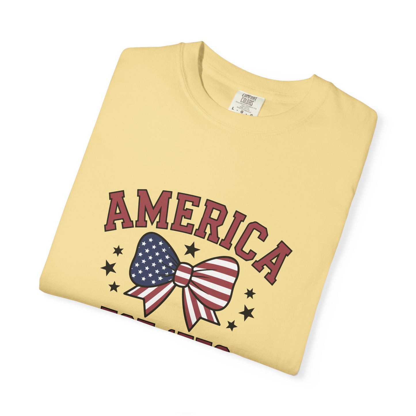 Comfort Colors USA Shirt, 4th of July shirt, America est 1776 shirt, red white blue shirt, summer patriotic shirt for women, gift fo her