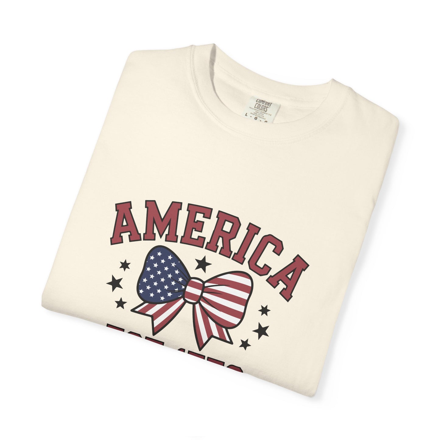 Comfort Colors USA Shirt, 4th of July shirt, America est 1776 shirt, red white blue shirt, summer patriotic shirt for women, gift fo her
