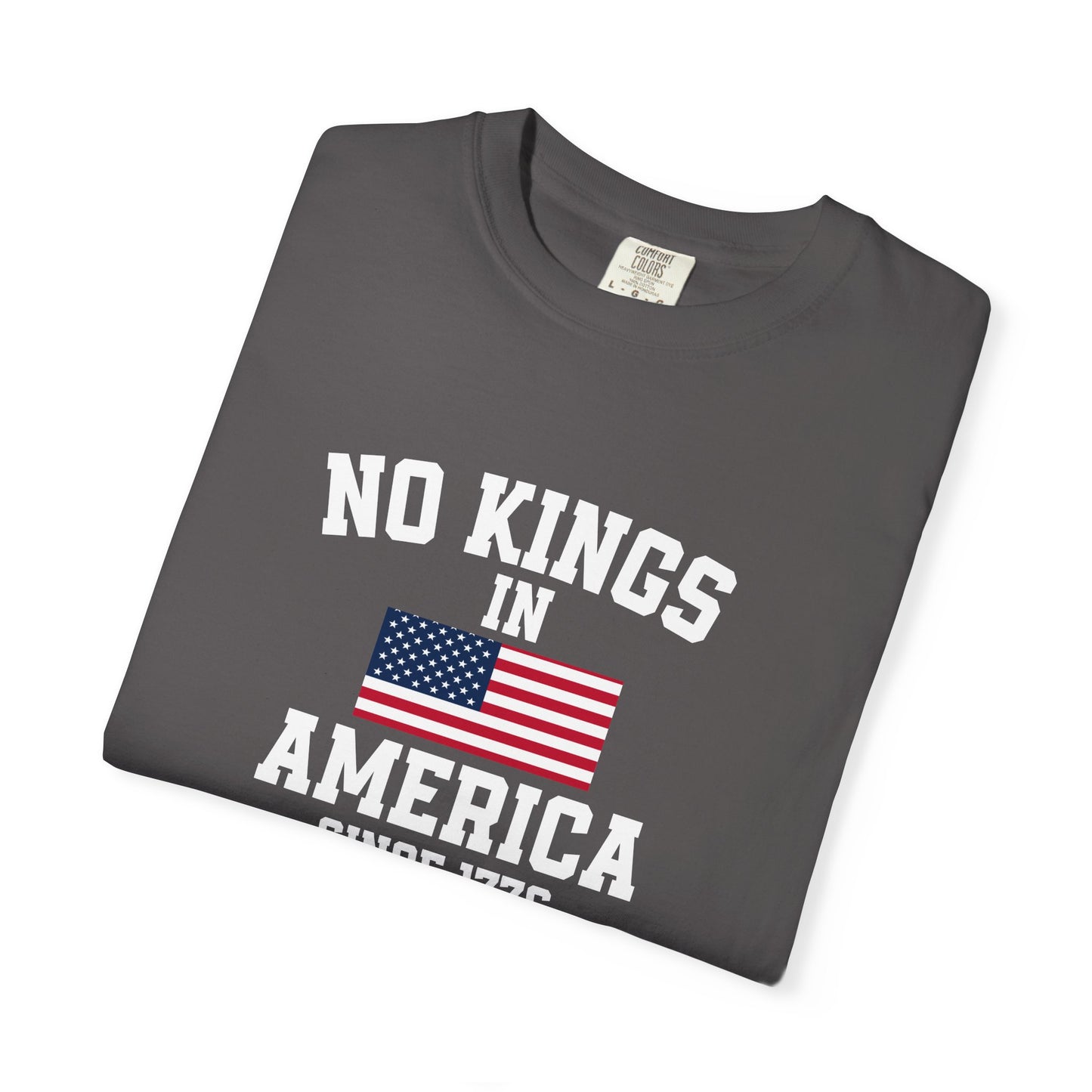 Personalized No Kings in America T Shirt, Democracy Tee, Patriotic Tee , personalized T shirt, 4th July Custom shirt, Liberal Shirt