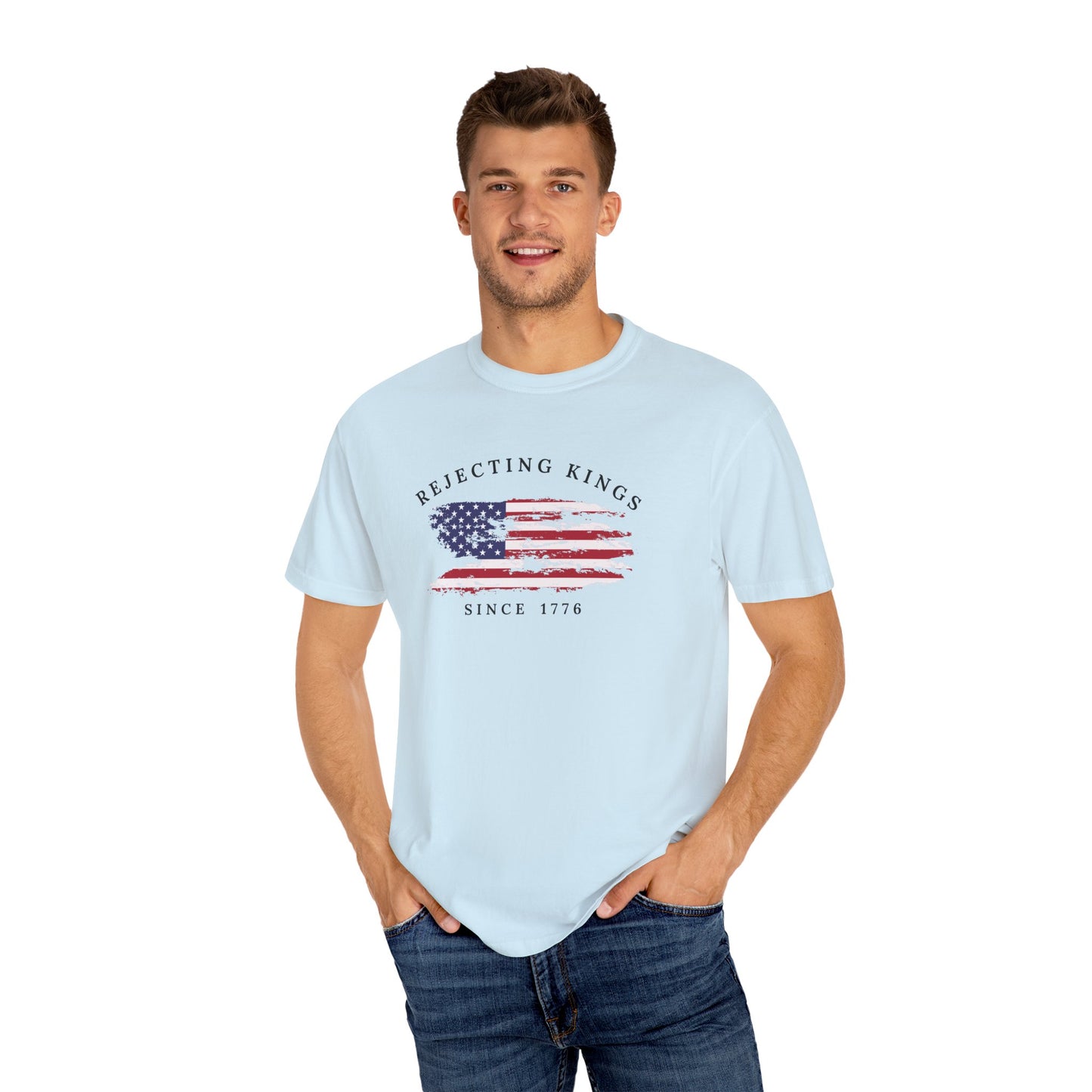 Comfort Colors® Rejecting Kings Since 1776 Protest Shirt, 4th July America Shirt, Anti Trump Shirt, Pro Democracy Shirt, gift for her