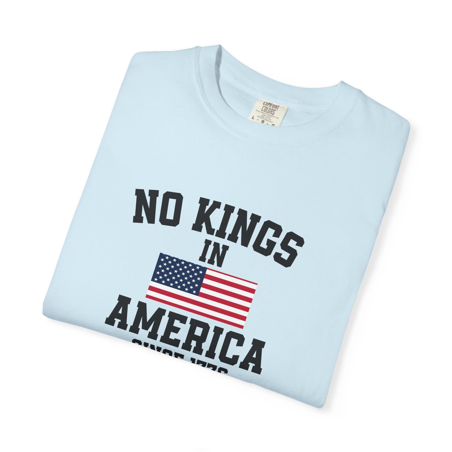 Personalized No Kings in America T Shirt, Democracy Tee, Patriotic Tee , personalized T shirt, 4th July Custom shirt, Liberal Shirt