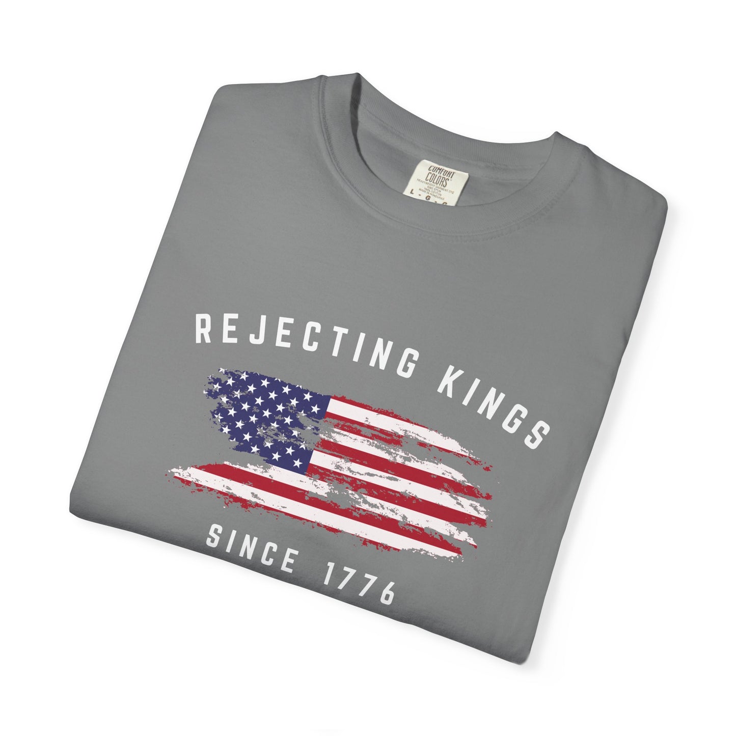 Rejecting Kings Shirt, personalized 4th July independent shirt, Since 1776 Shirt,No Kings In America Shirt,Pro Democracy Shirt,gift for her