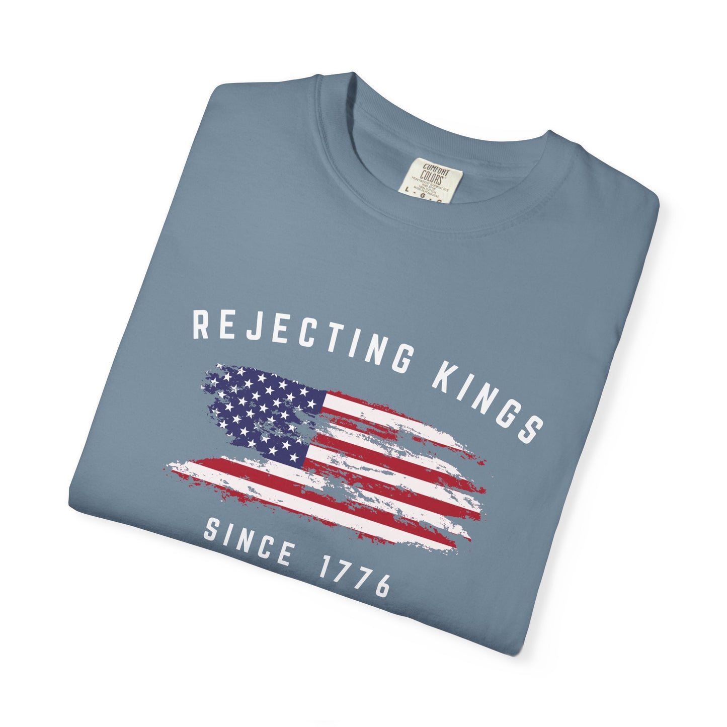 Rejecting Kings Shirt, personalized 4th July independent shirt, Since 1776 Shirt,No Kings In America Shirt,Pro Democracy Shirt,gift for her