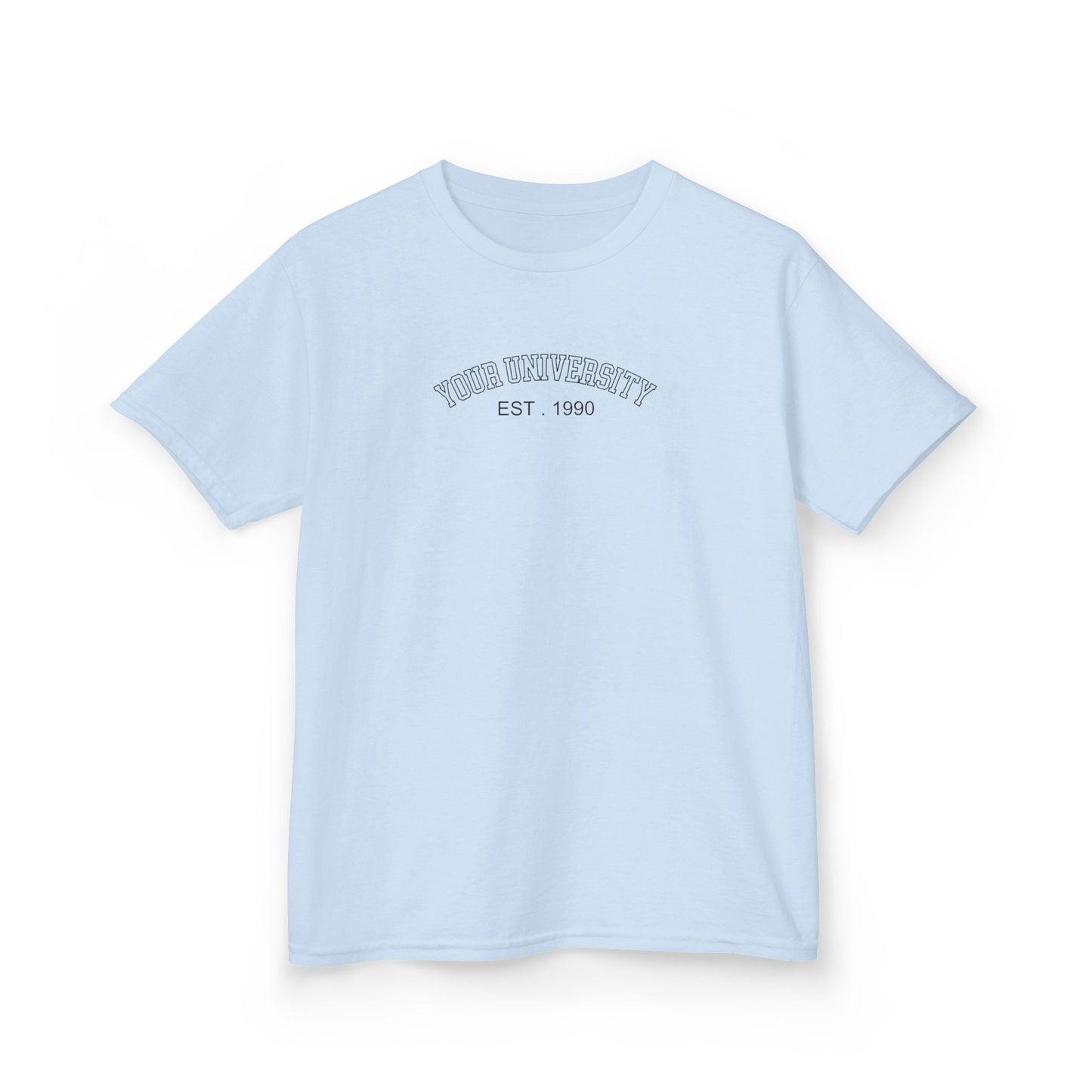 Personalized University Baby Tee, Personalized University Name Shirt, personalized text shirt, Custom Text Shirt, Graduation shirt, Crop Top