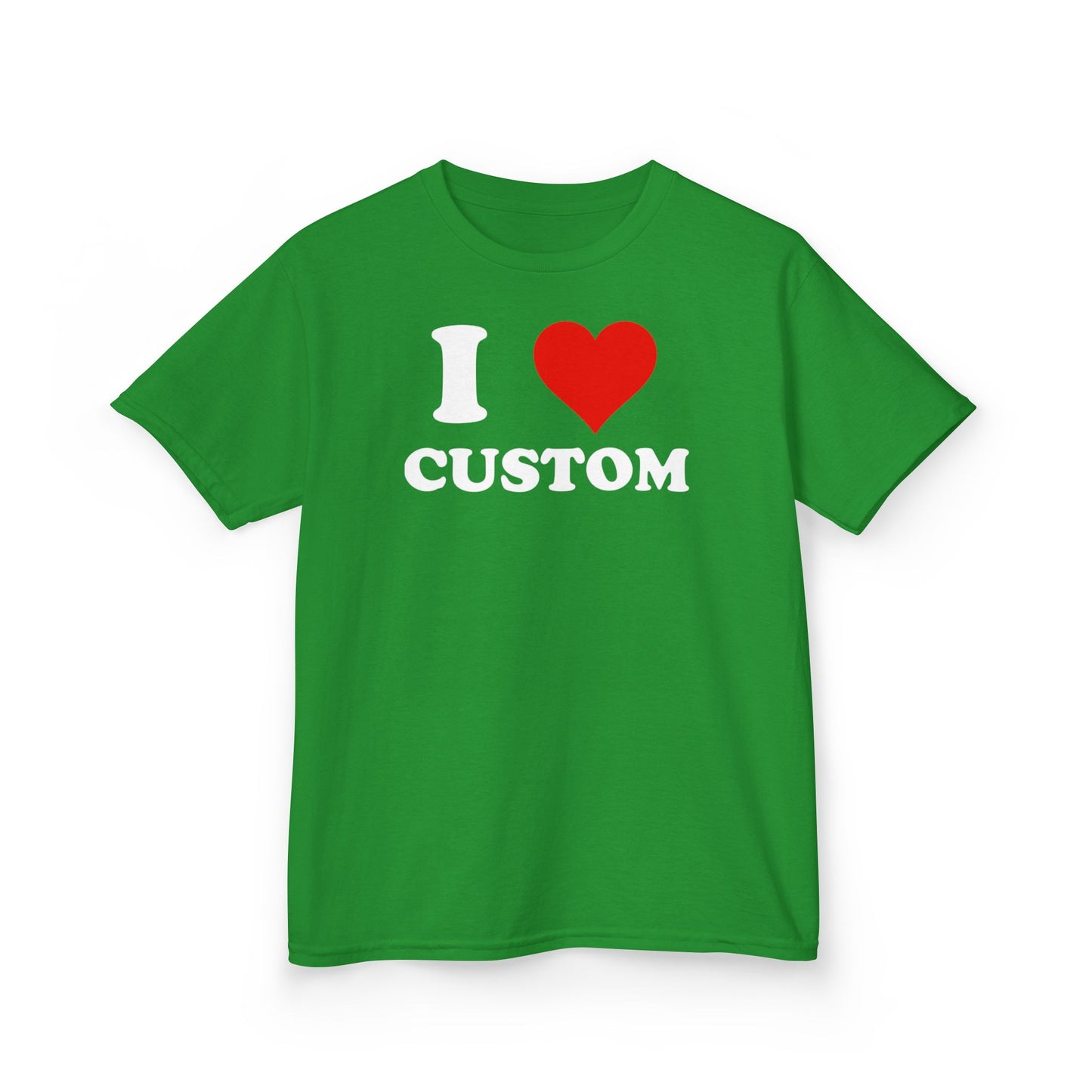I Love Custom Baby Tee, Personalized Y2K T-Shirt, Trendy Y2K Clothing, Custom 90s TShirt, Custom I Heart Baby T, I Heart T Shirt Custom,
