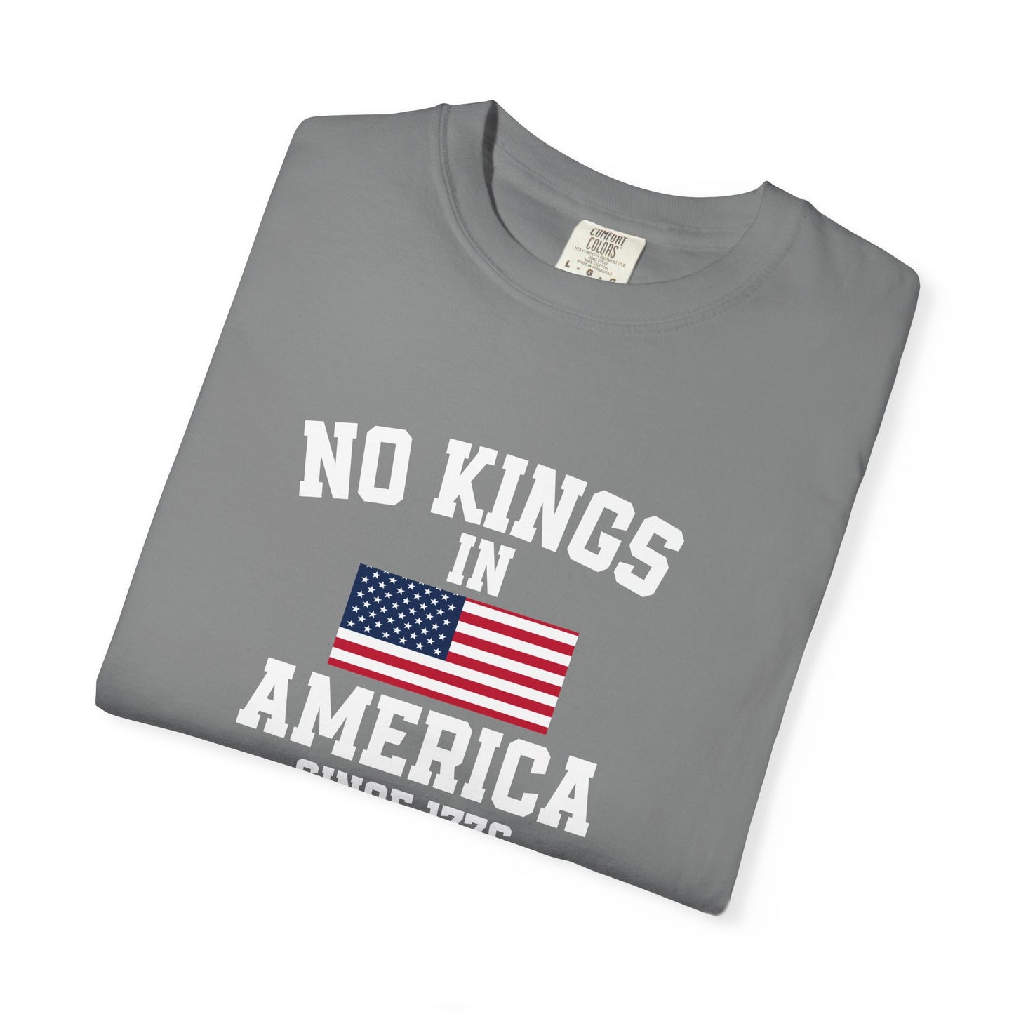 Personalized No Kings in America T Shirt, Democracy Tee, Patriotic Tee , personalized T shirt, 4th July Custom shirt, Liberal Shirt