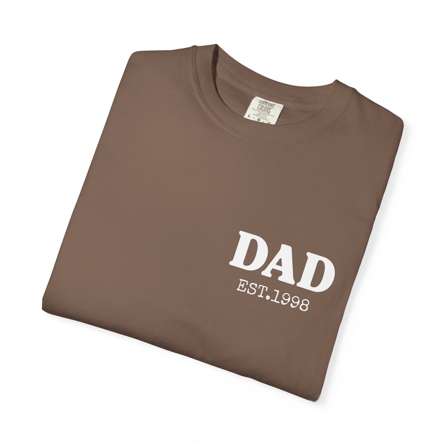 Dad Est Year Shirt, Birthday Gift for Daddy, New Dad Gift Idea,Matching Dad & Daughter, Fathers Day Gifts from Daughter, Dad of Girls Tee