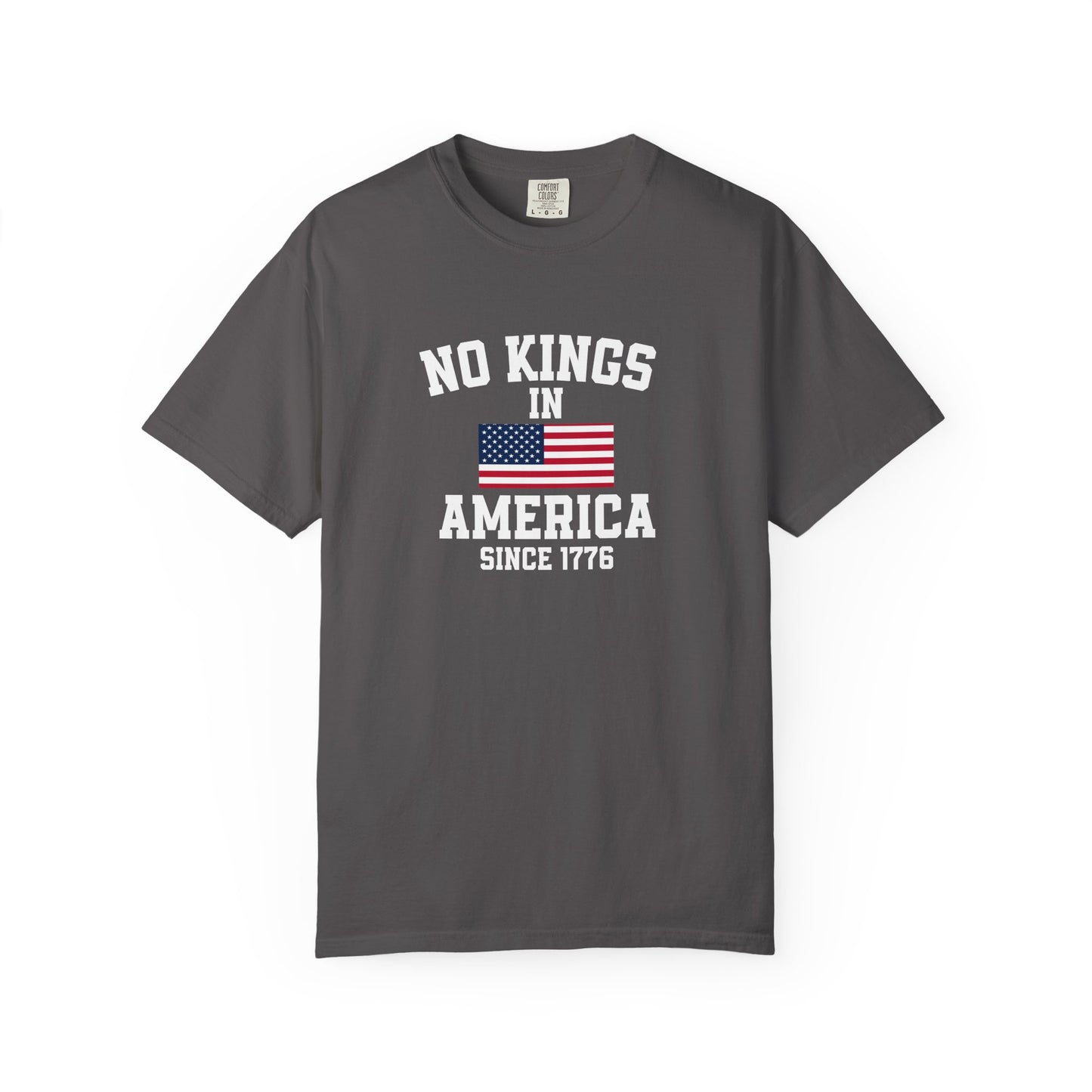 Personalized No Kings in America T Shirt, Democracy Tee, Patriotic Tee , personalized T shirt, 4th July Custom shirt, Liberal Shirt