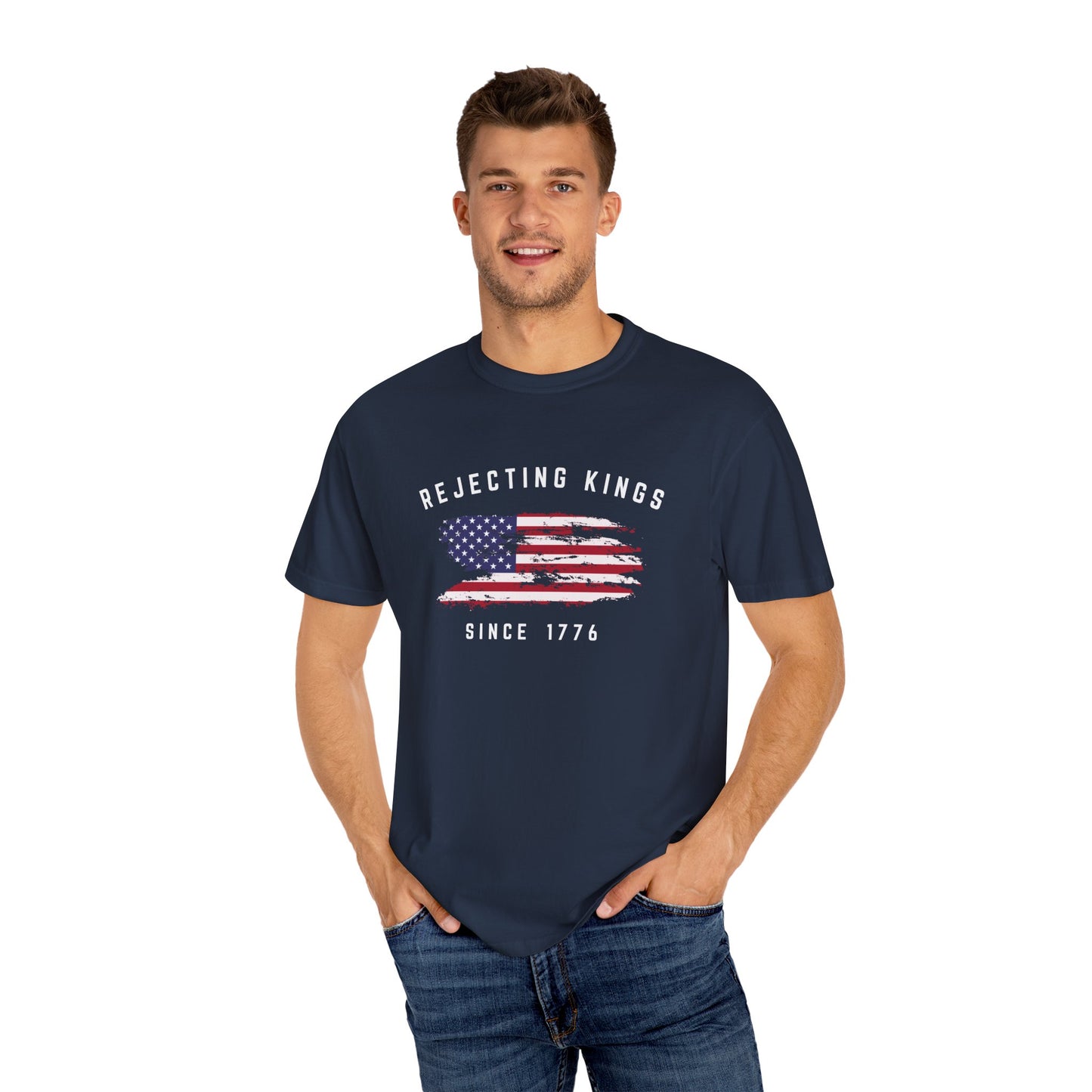 Rejecting Kings Shirt, personalized 4th July independent shirt, Since 1776 Shirt,No Kings In America Shirt,Pro Democracy Shirt,gift for her