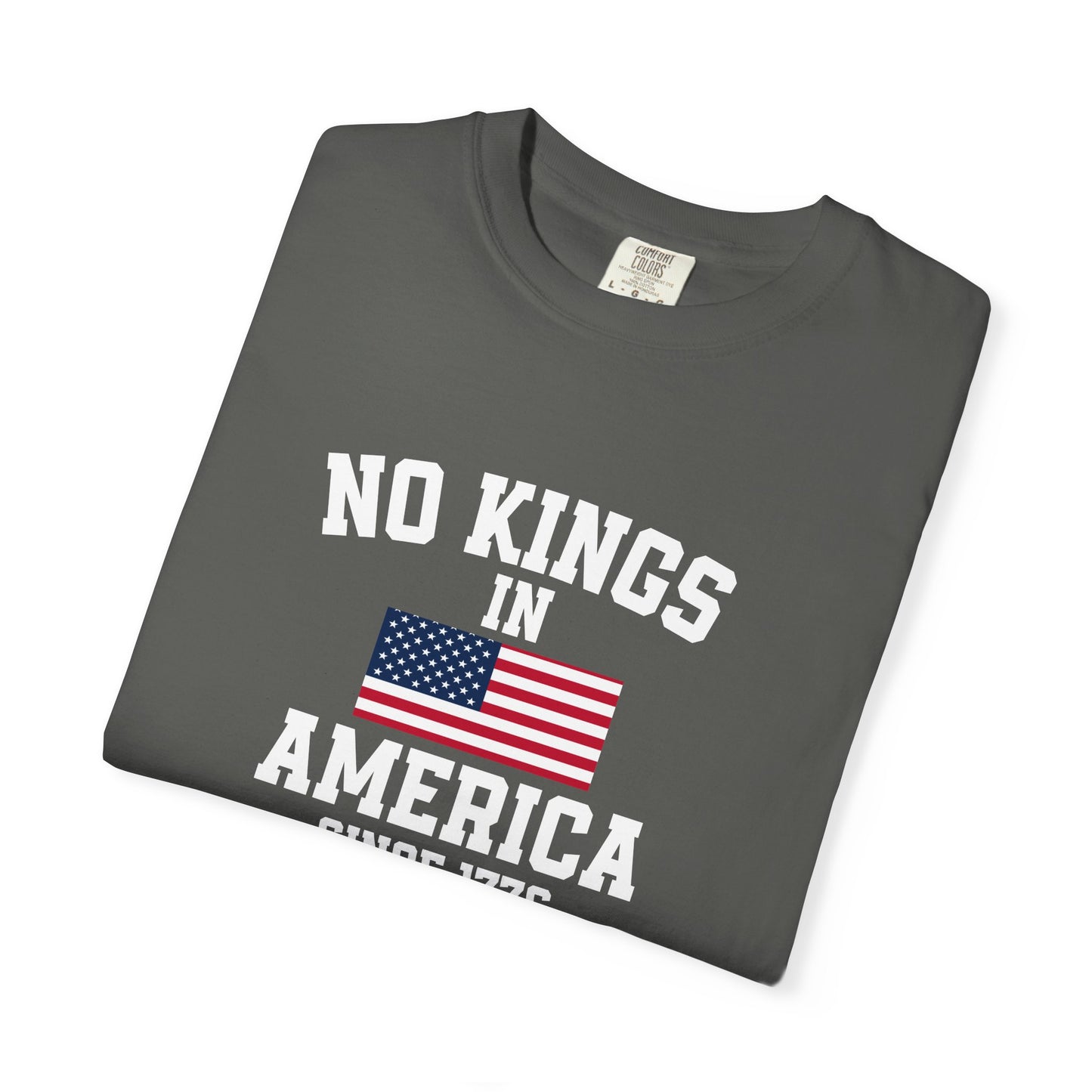 Personalized No Kings in America T Shirt, Democracy Tee, Patriotic Tee , personalized T shirt, 4th July Custom shirt, Liberal Shirt