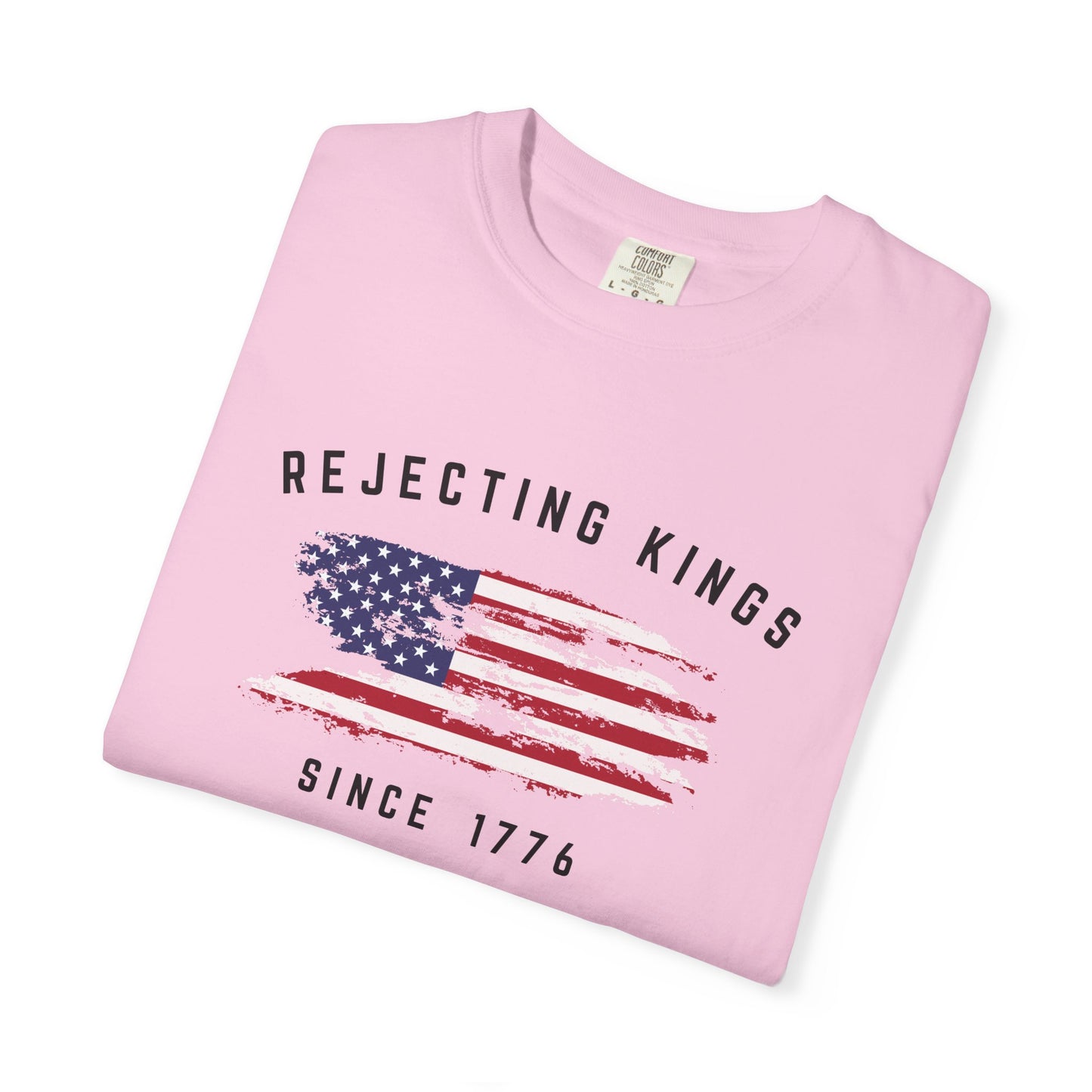 Rejecting Kings Shirt, personalized 4th July independent shirt, Since 1776 Shirt,No Kings In America Shirt,Pro Democracy Shirt,gift for her