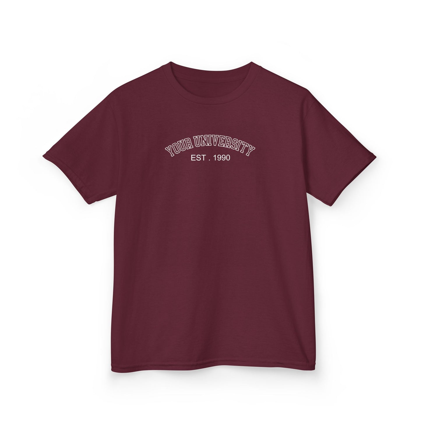 Personalized University Baby Tee, Personalized University Name Shirt, personalized text shirt, Custom Text Shirt, Graduation shirt, Crop Top