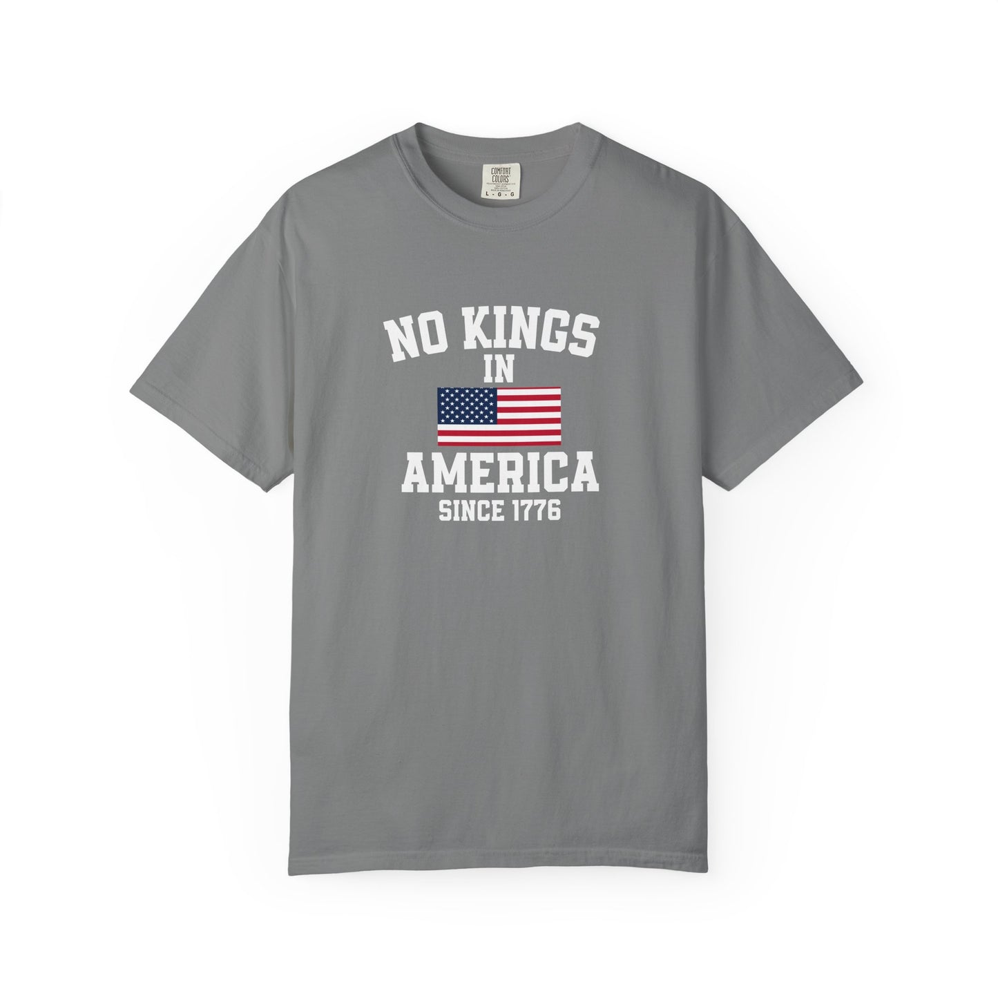 Personalized No Kings in America T Shirt, Democracy Tee, Patriotic Tee , personalized T shirt, 4th July Custom shirt, Liberal Shirt