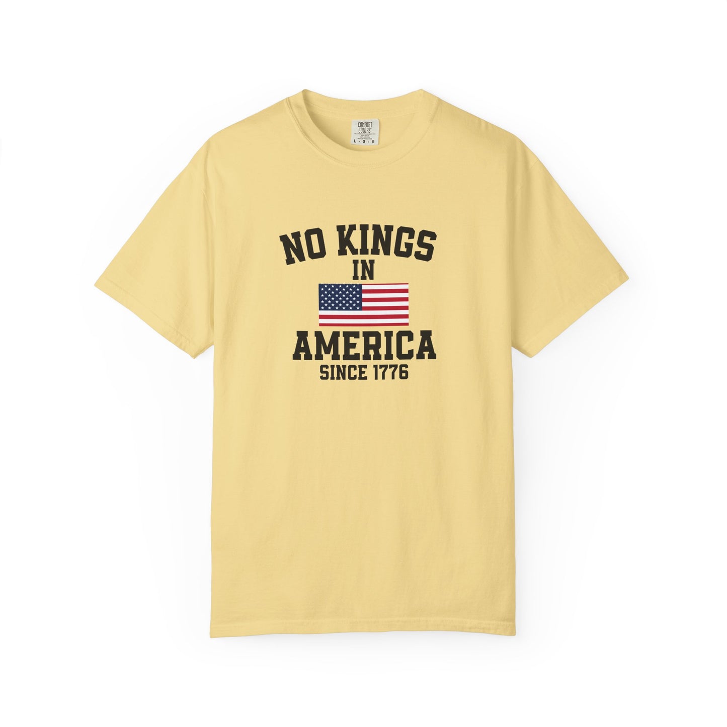 Personalized No Kings in America T Shirt, Democracy Tee, Patriotic Tee , personalized T shirt, 4th July Custom shirt, Liberal Shirt