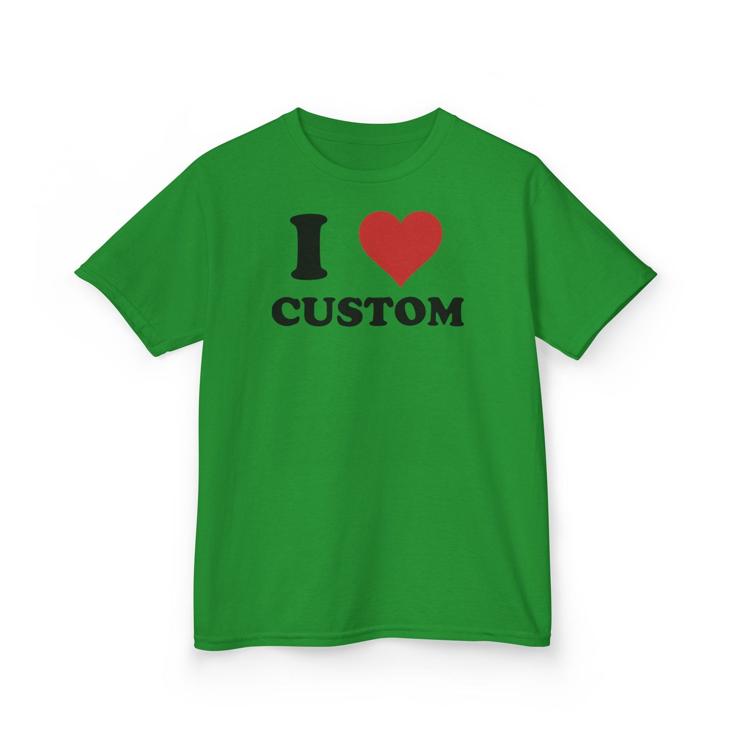 I Love Custom Baby Tee, Custom 90s TShirt, Custom 90s TShirt, Trendy Y2K Clothing, I Heart Custom Shirt, Personalized Text Baby Tee