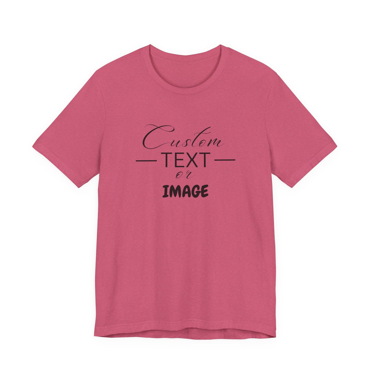 Custom Bell Canvas T Shirt, Personalized Bella Shirt, Custom Unisex Shirts, Custom Shirt, T-Shirt, Custom Logo Shirts, Customizable Business