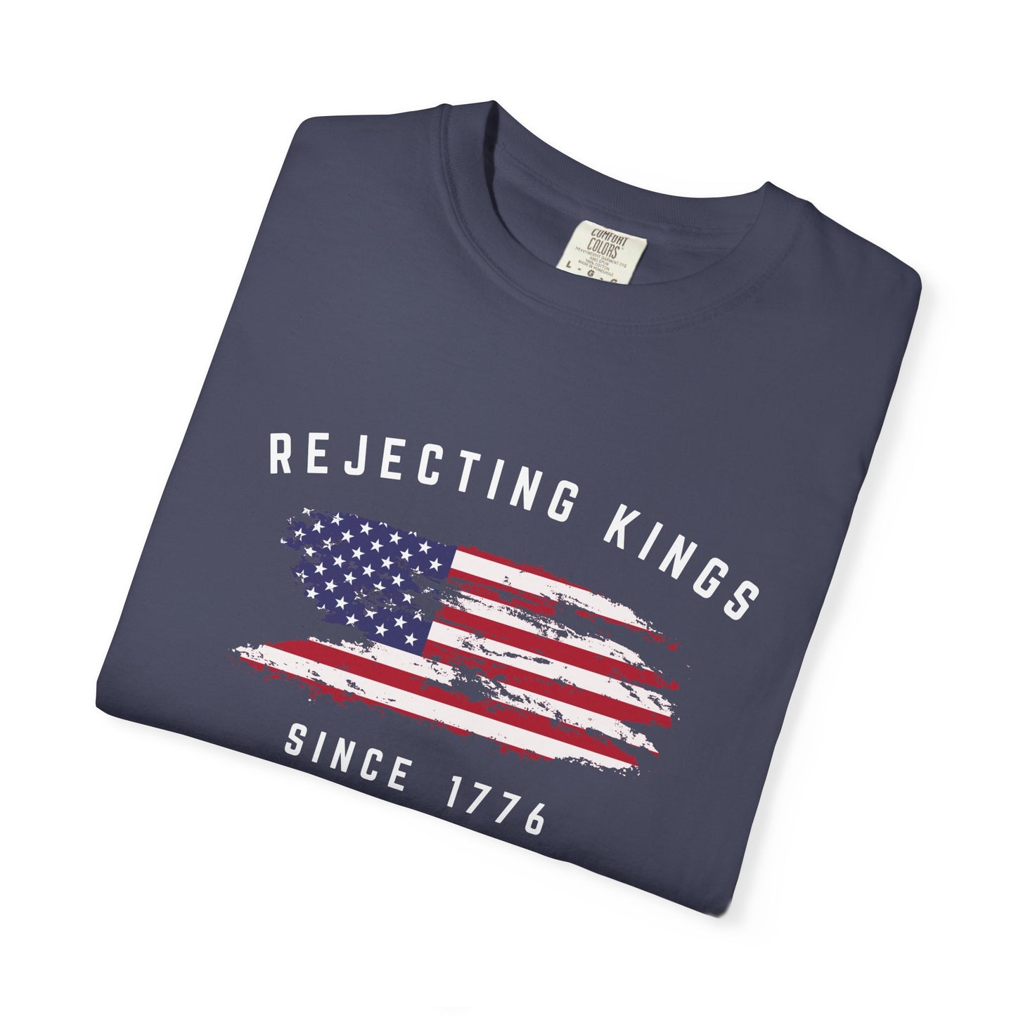 Rejecting Kings Shirt, personalized 4th July independent shirt, Since 1776 Shirt,No Kings In America Shirt,Pro Democracy Shirt,gift for her