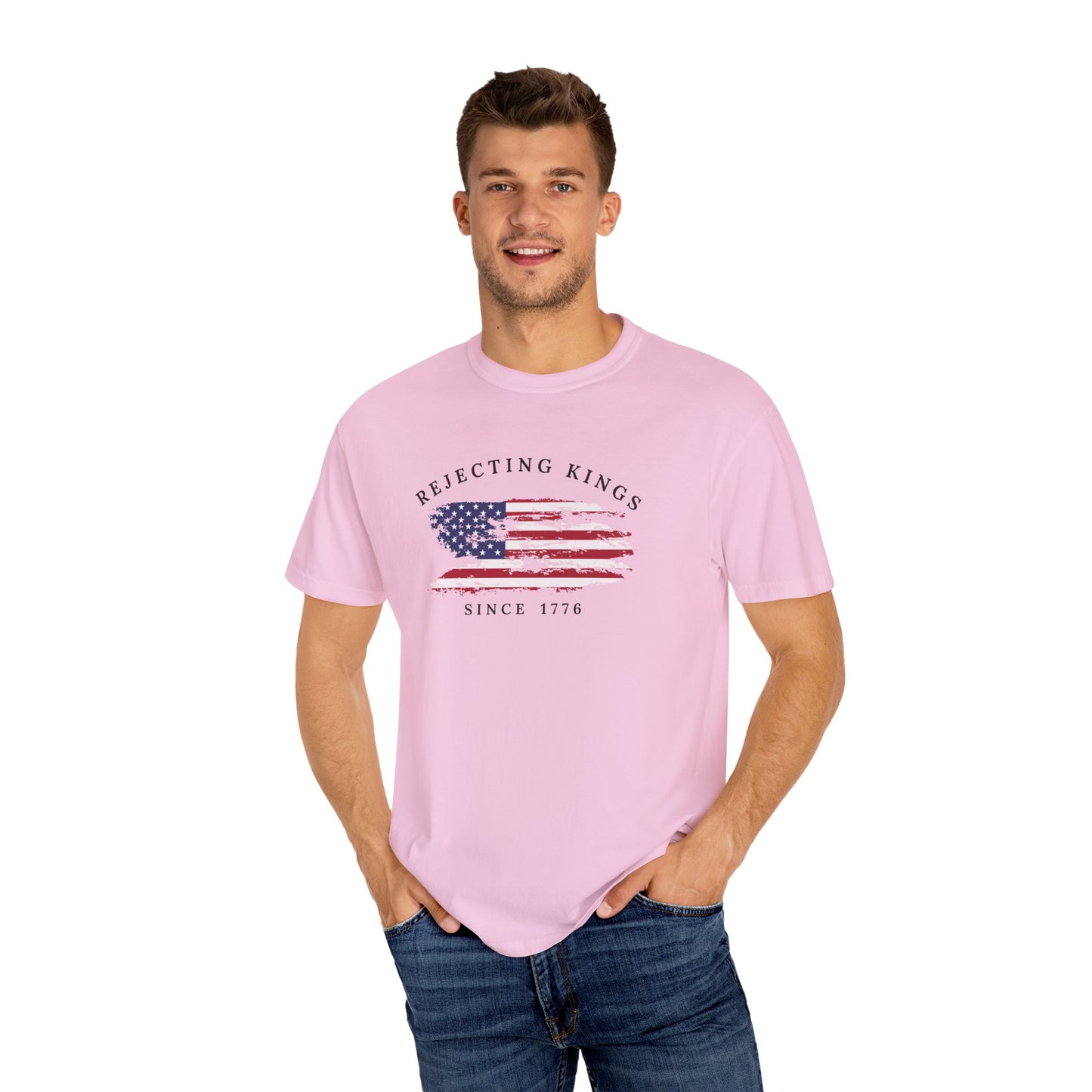 Comfort Colors® Rejecting Kings Since 1776 Protest Shirt, 4th July America Shirt, Anti Trump Shirt, Pro Democracy Shirt, gift for her
