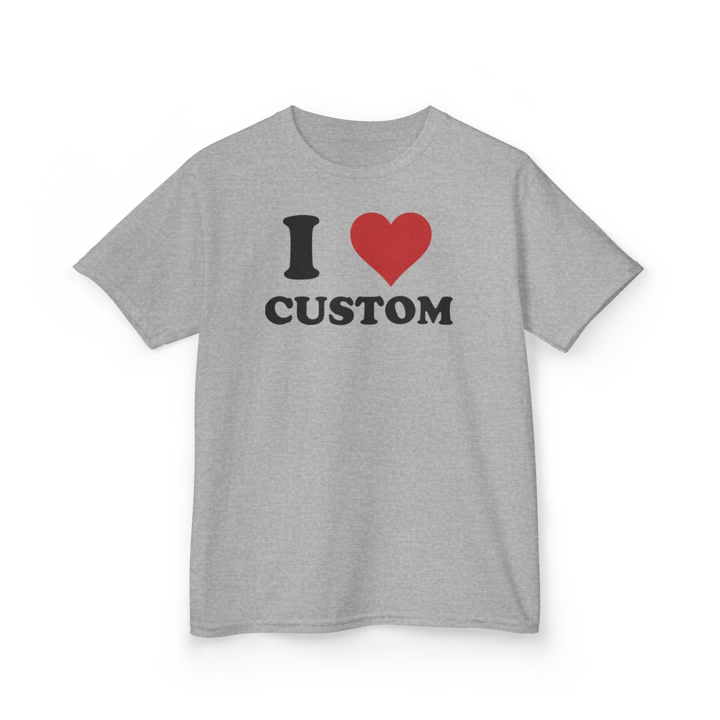 I Love Custom Baby Tee, Personalized Y2K T-Shirt, Trendy Y2K Clothing, Custom 90s TShirt, Custom I Heart Baby T, I Heart T Shirt Custom,