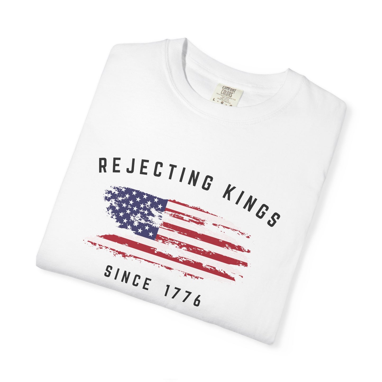Rejecting Kings Shirt, personalized 4th July independent shirt, Since 1776 Shirt,No Kings In America Shirt,Pro Democracy Shirt,gift for her