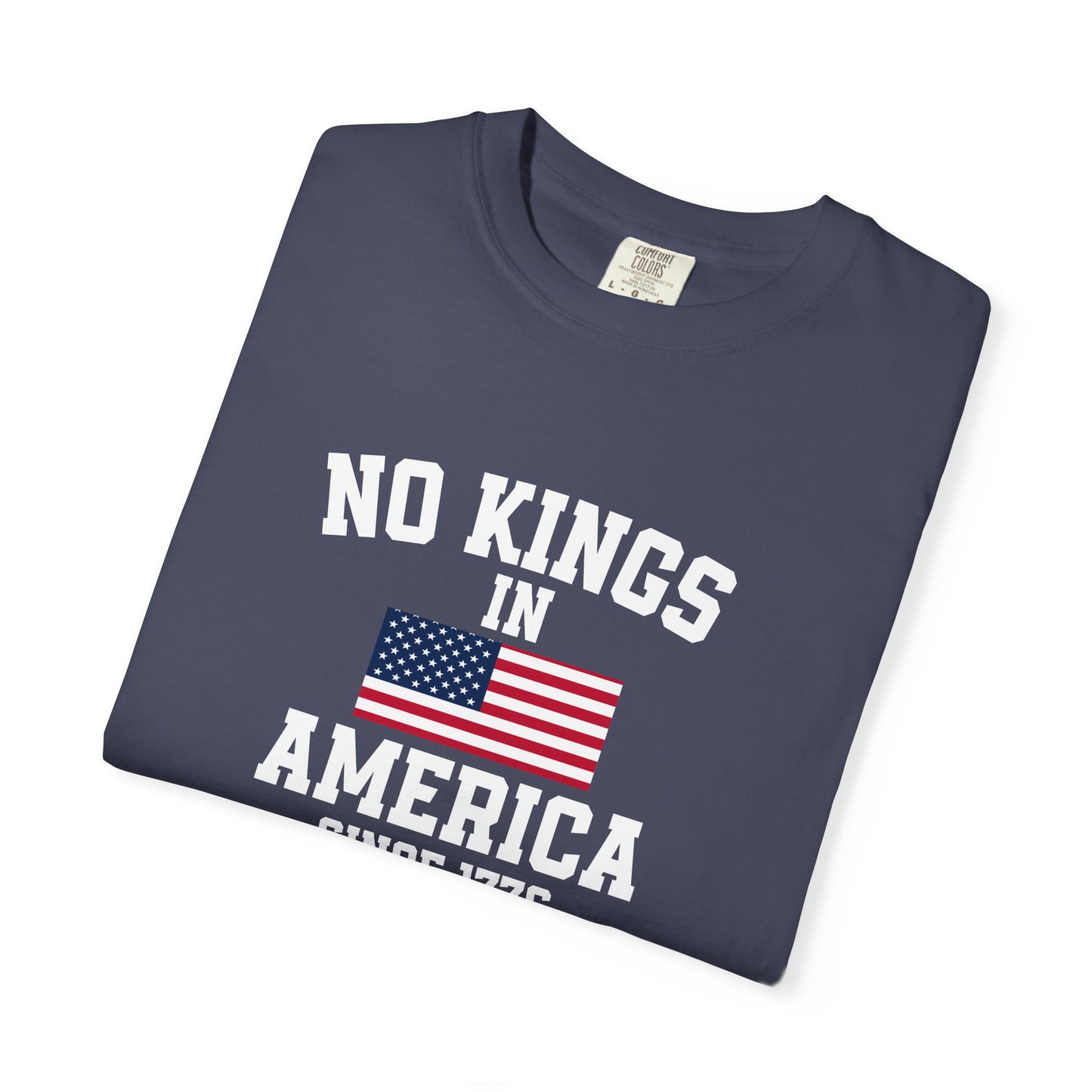 Personalized No Kings in America T Shirt, Democracy Tee, Patriotic Tee , personalized T shirt, 4th July Custom shirt, Liberal Shirt