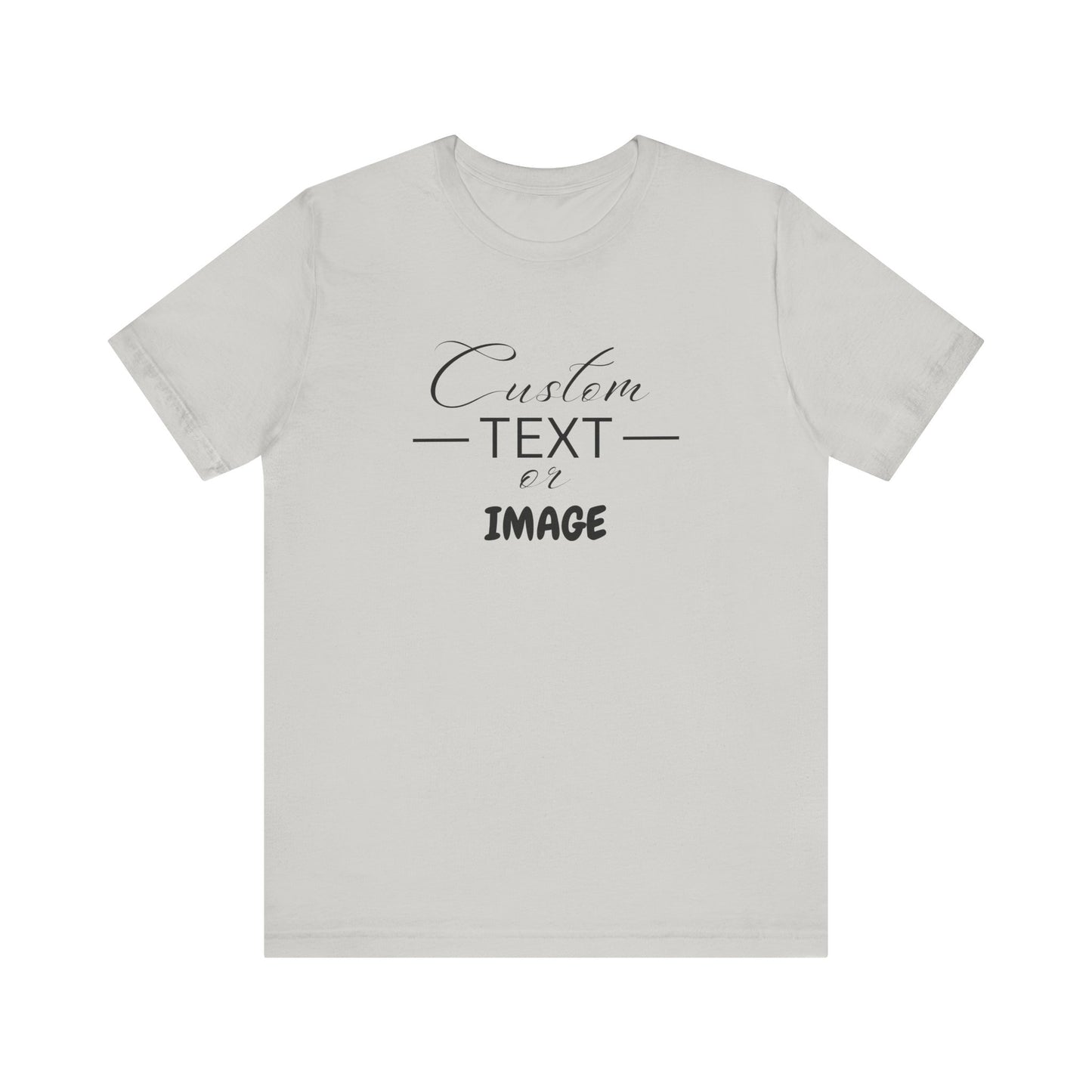 Custom Bell Canvas T Shirt, Personalized Bella Shirt, Custom Unisex Shirts, Custom Shirt, T-Shirt, Custom Logo Shirts, Customizable Business