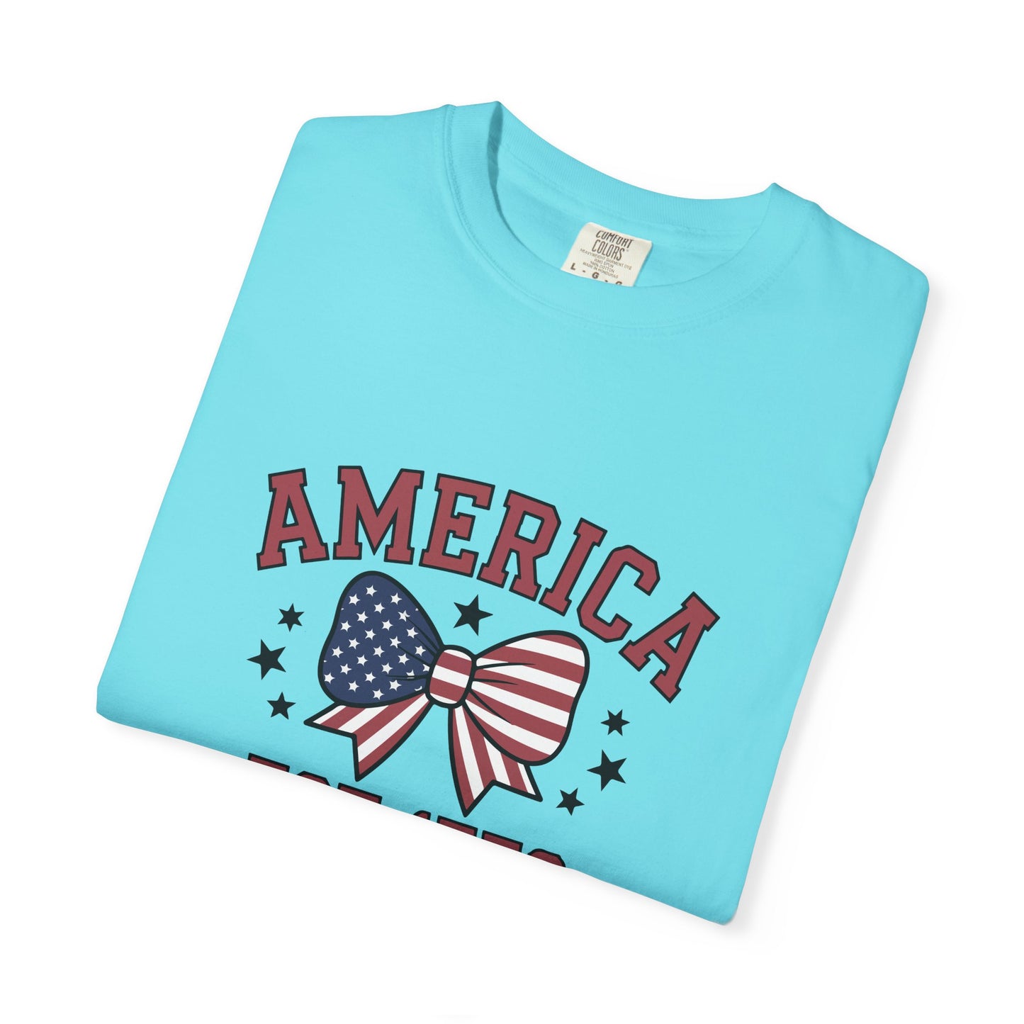 Comfort Colors USA Shirt, 4th of July shirt, America est 1776 shirt, red white blue shirt, summer patriotic shirt for women, gift fo her
