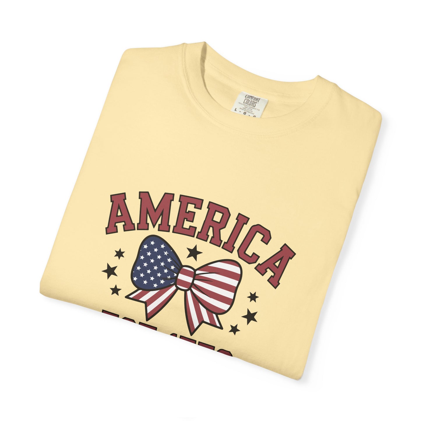 Comfort Colors USA Shirt, 4th of July shirt, America est 1776 shirt, red white blue shirt, summer patriotic shirt for women, gift fo her