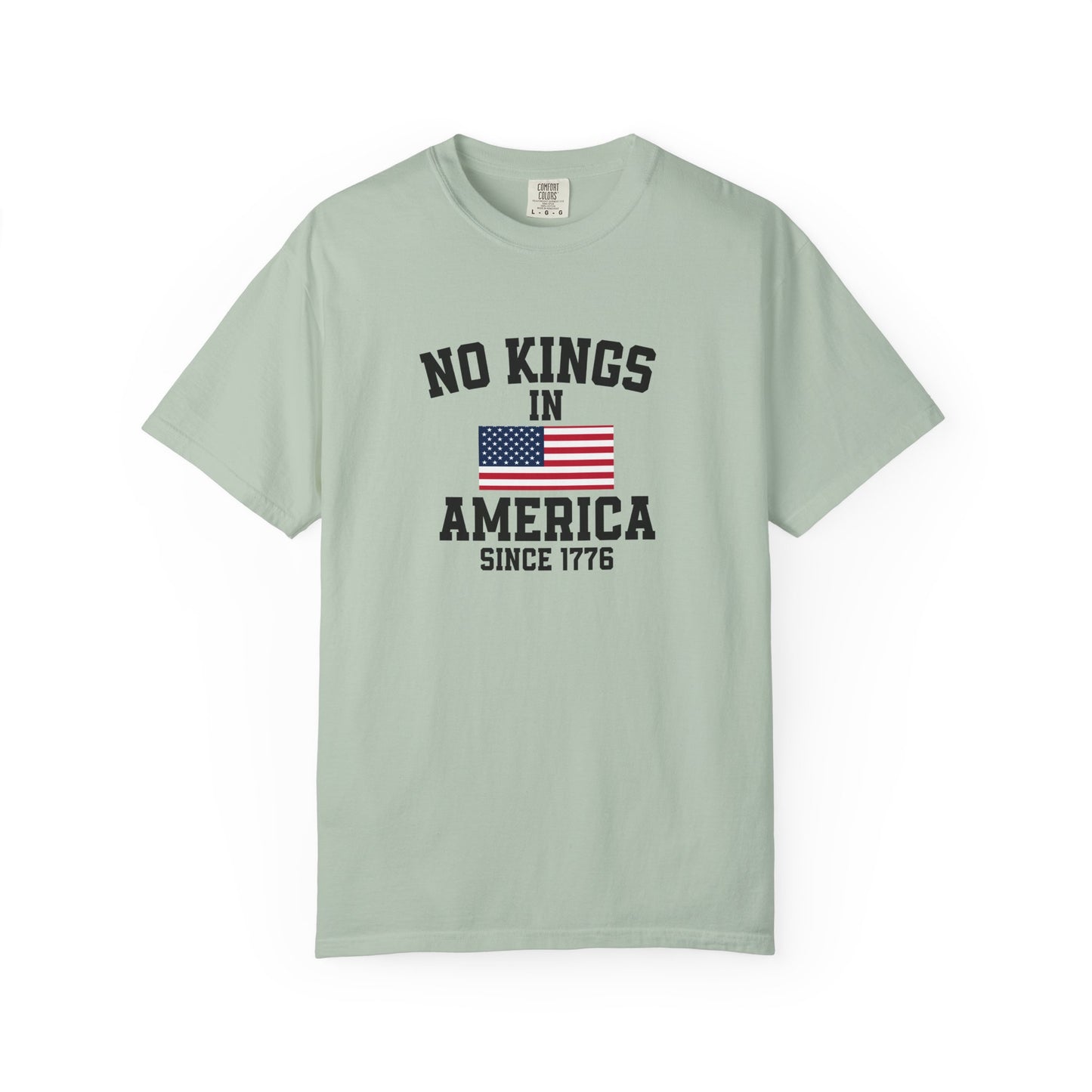 Personalized No Kings in America T Shirt, Democracy Tee, Patriotic Tee , personalized T shirt, 4th July Custom shirt, Liberal Shirt