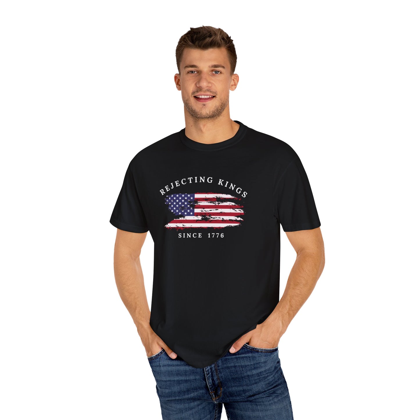 Comfort Colors® Rejecting Kings Since 1776 Protest Shirt, 4th July America Shirt, Anti Trump Shirt, Pro Democracy Shirt, gift for her