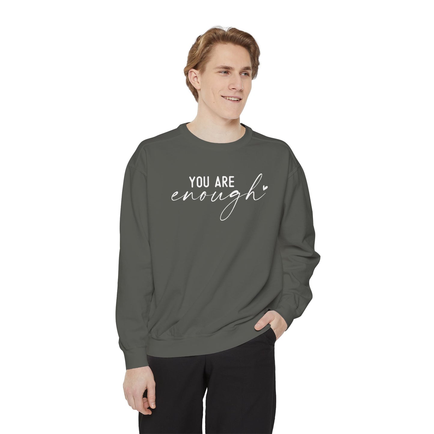 You are Enough Shirt, Front Shirt, Positivity Shirt, comfort color shirt, Gift for mom, you enough for me, sweatshirt