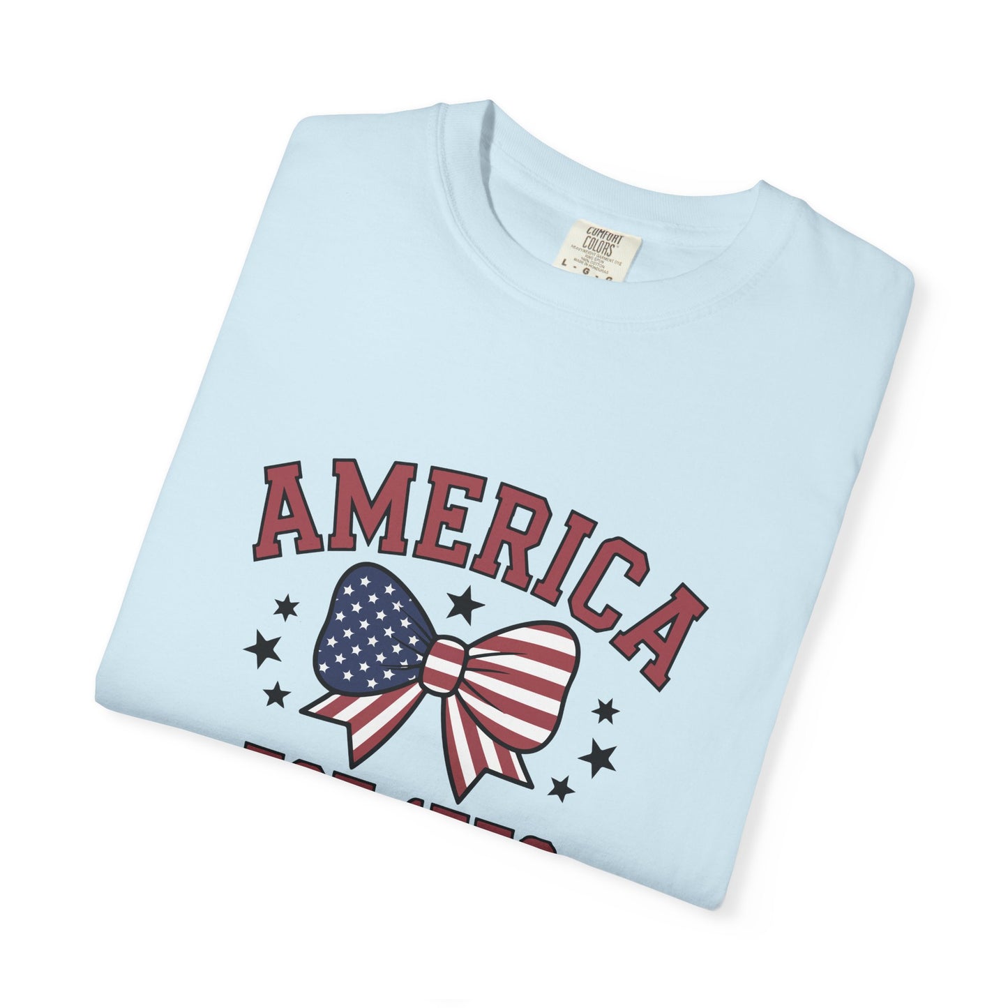 Comfort Colors USA Shirt, 4th of July shirt, America est 1776 shirt, red white blue shirt, summer patriotic shirt for women, gift fo her