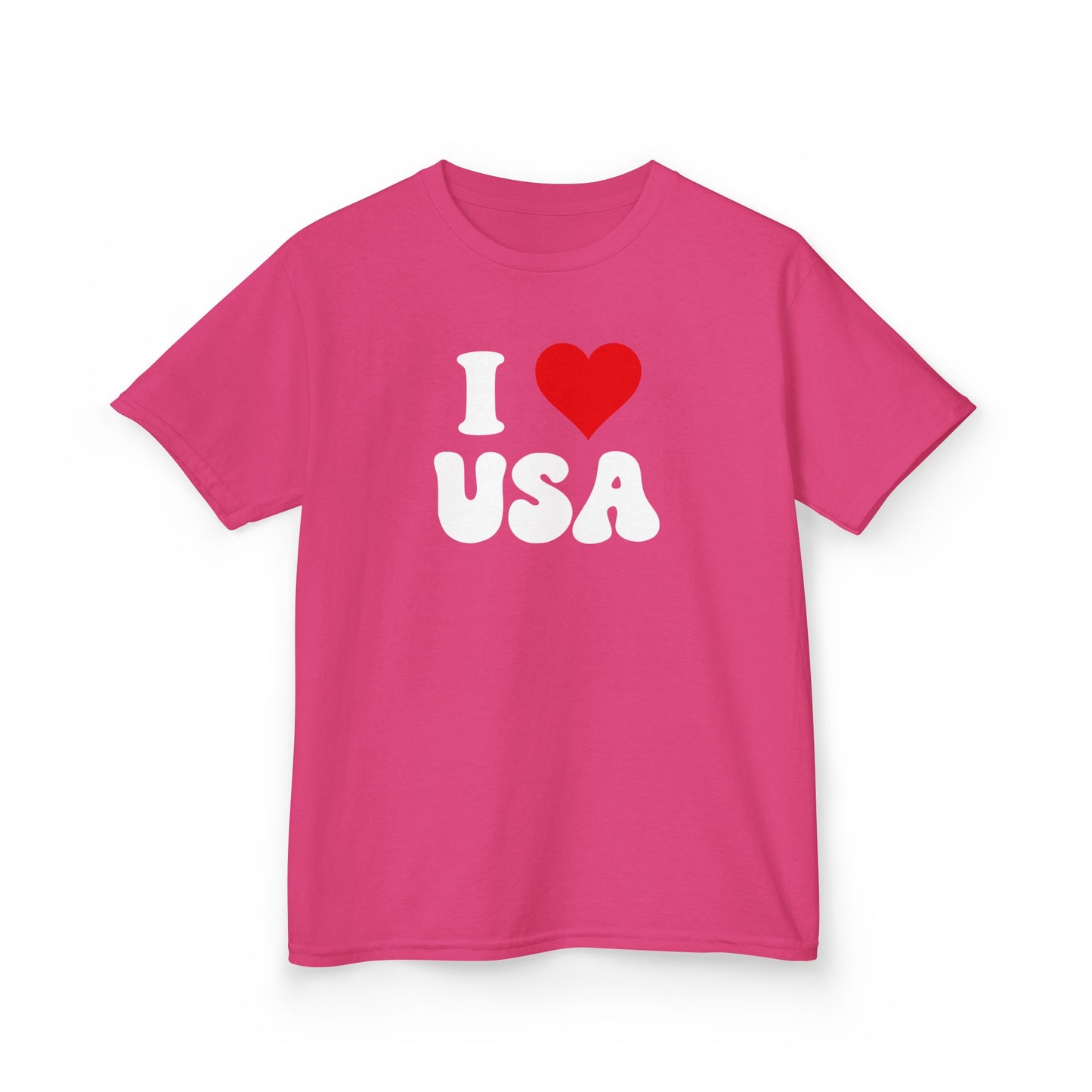 I Love USA T-Shirt, Patriotic Tee, American Flag Shirt, USA Pride, Fourth of July, USA Gift, America Lover, Red White Blue, gift for her