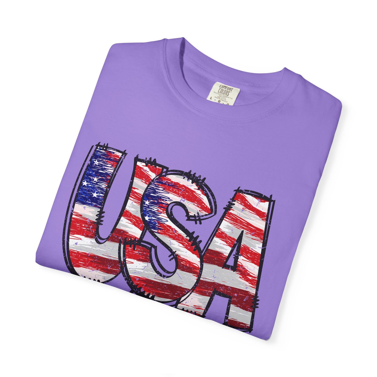 Comfort Color USA Shirt, Independent Day Shirt, USA 1776 Top, Gift For Her, Valentine's Day Shirt, America Shirt, 4th of July Tee,