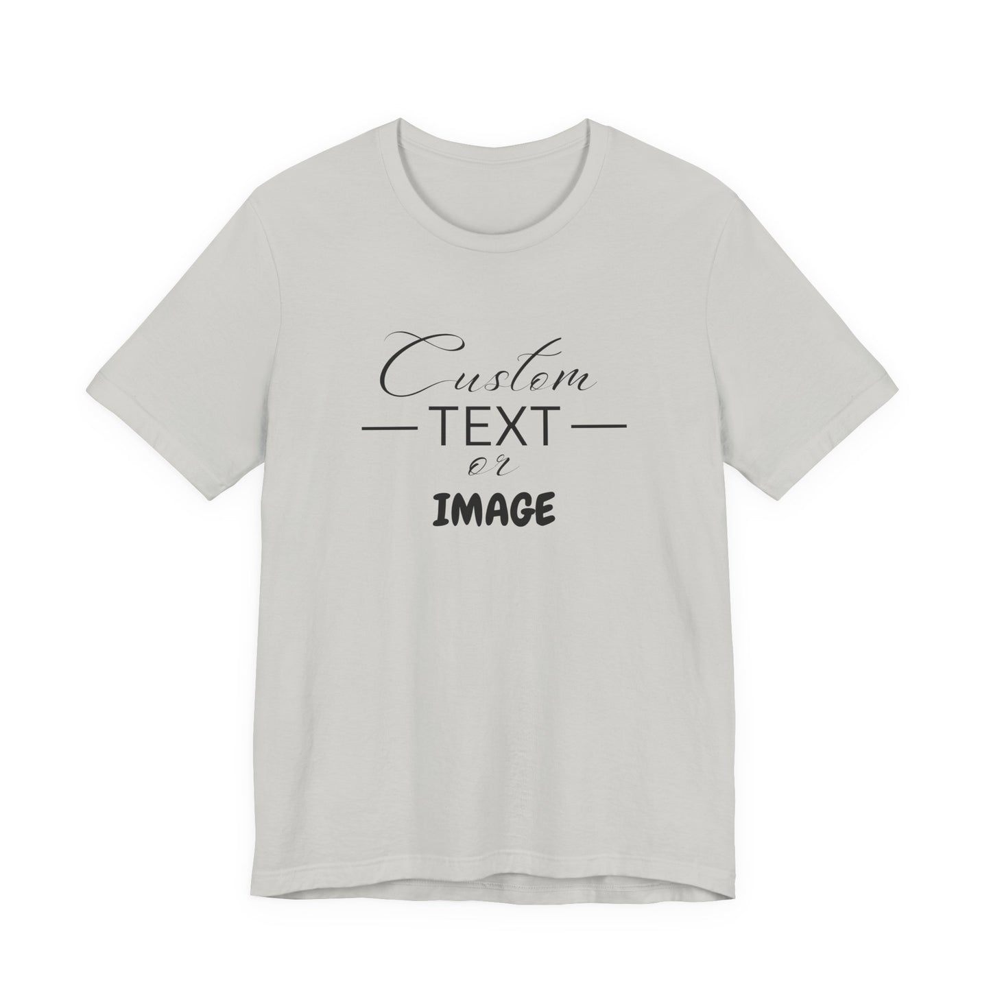 Custom Bell Canvas T Shirt, Personalized Bella Shirt, Custom Unisex Shirts, Custom Shirt, T-Shirt, Custom Logo Shirts, Customizable Business