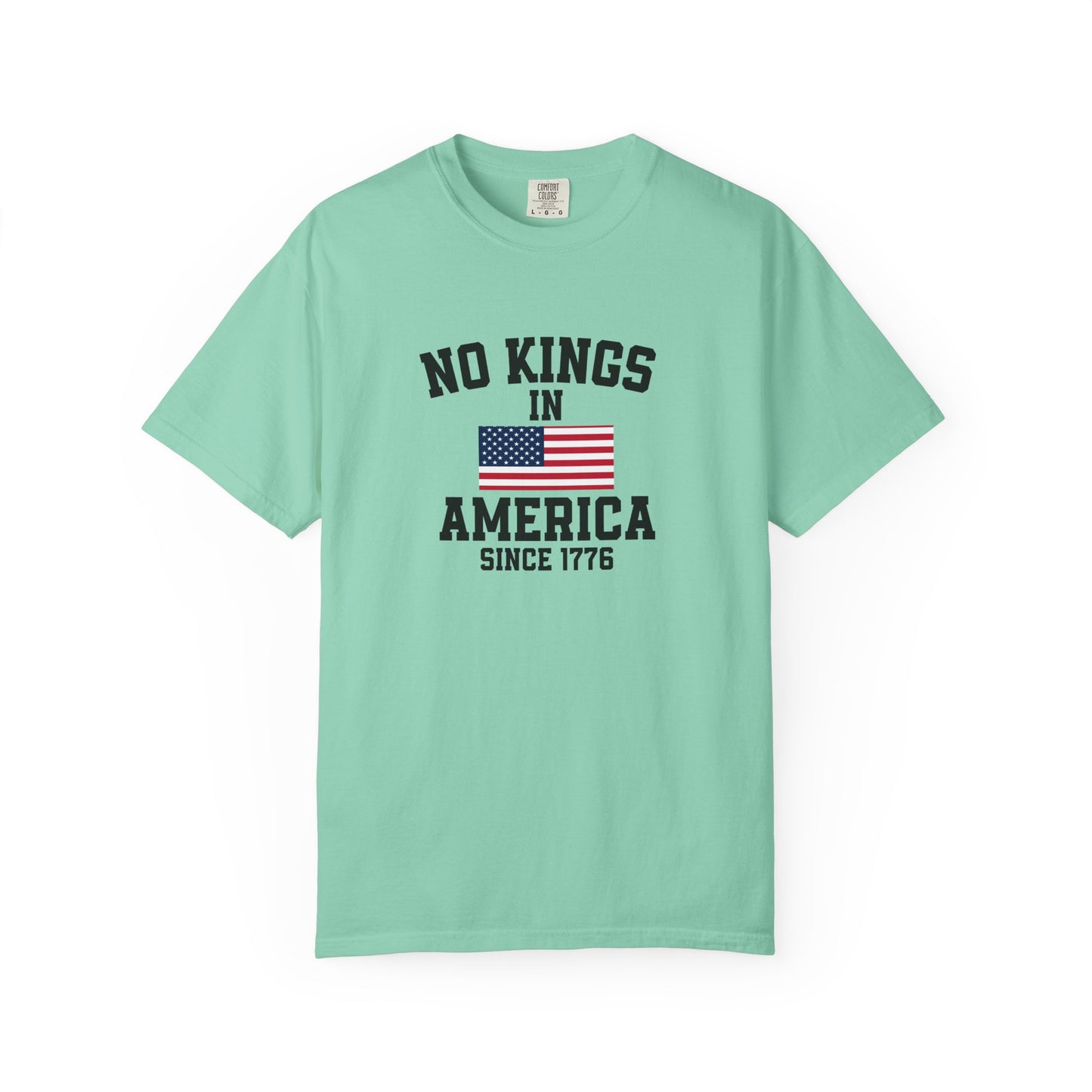 Personalized No Kings in America T Shirt, Democracy Tee, Patriotic Tee , personalized T shirt, 4th July Custom shirt, Liberal Shirt