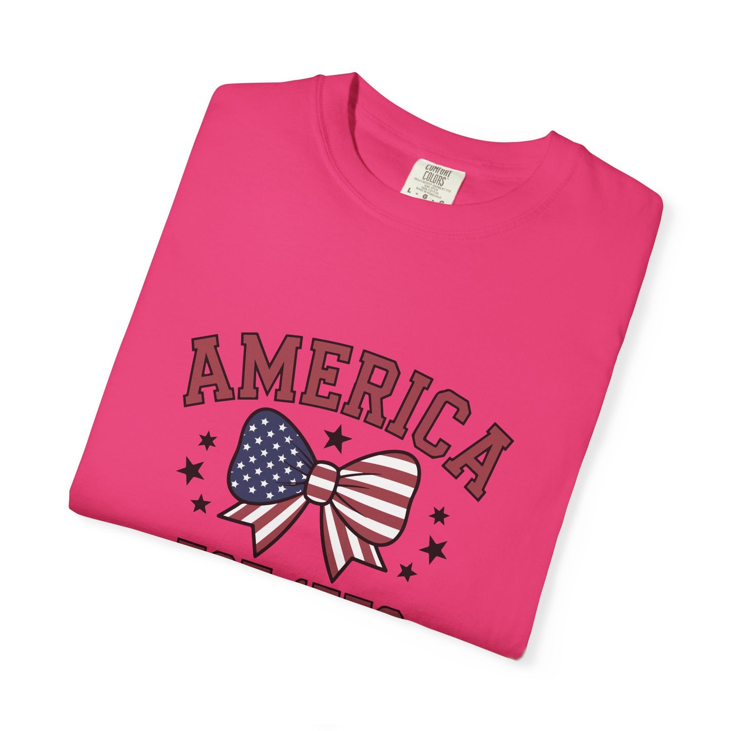 Comfort Colors USA Shirt, 4th of July shirt, America est 1776 shirt, red white blue shirt, summer patriotic shirt for women, gift fo her