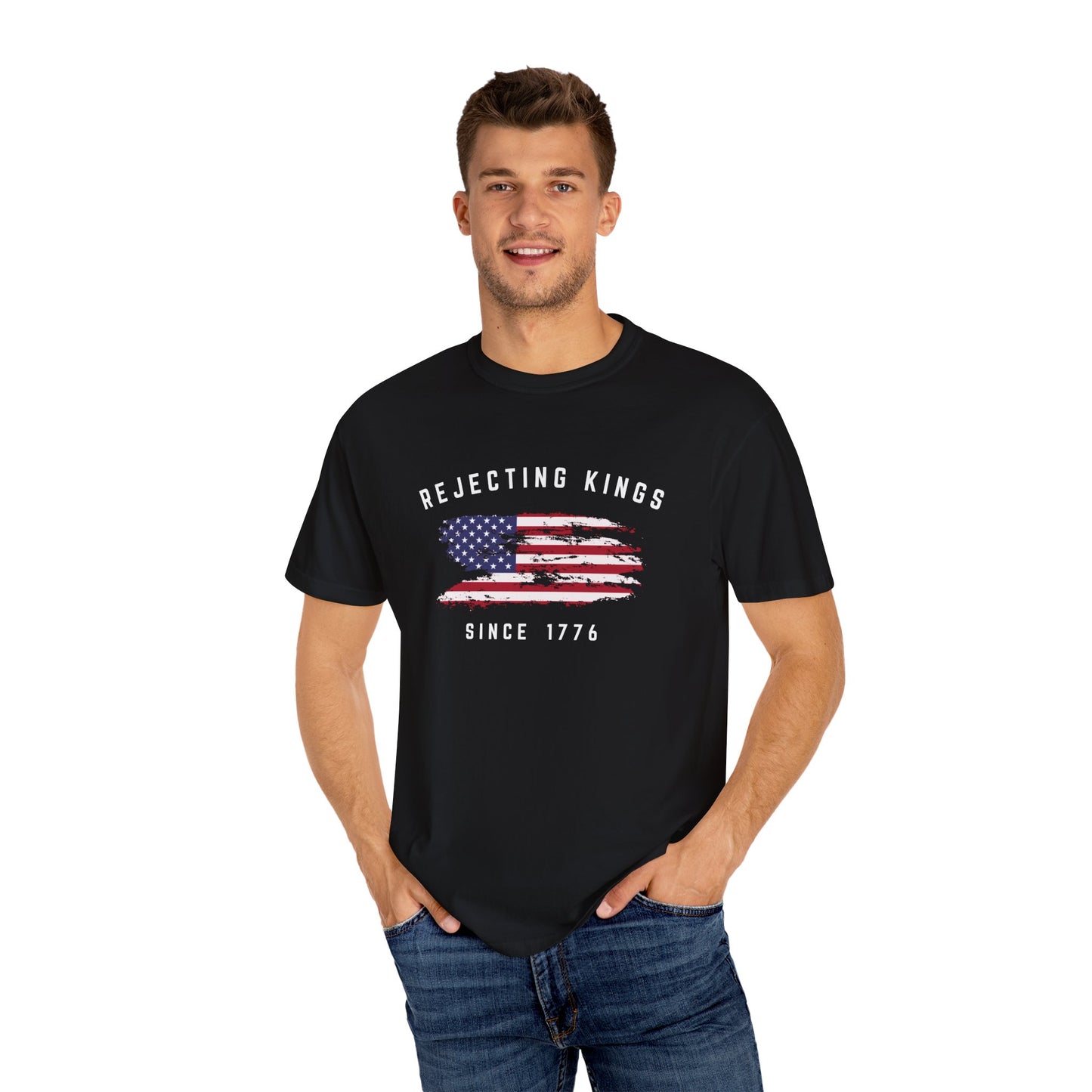 Rejecting Kings Shirt, personalized 4th July independent shirt, Since 1776 Shirt,No Kings In America Shirt,Pro Democracy Shirt,gift for her