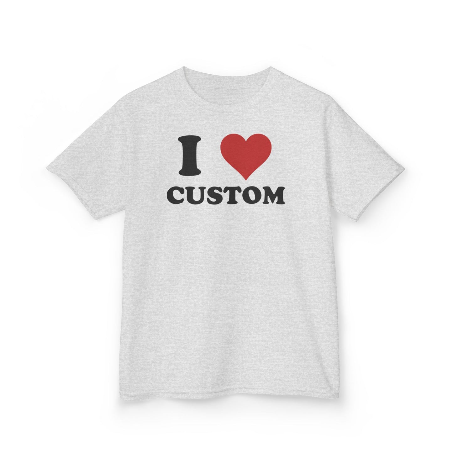 I Love Custom Baby Tee, Personalized Y2K T-Shirt, Trendy Y2K Clothing, Custom 90s TShirt, Custom I Heart Baby T, I Heart T Shirt Custom,