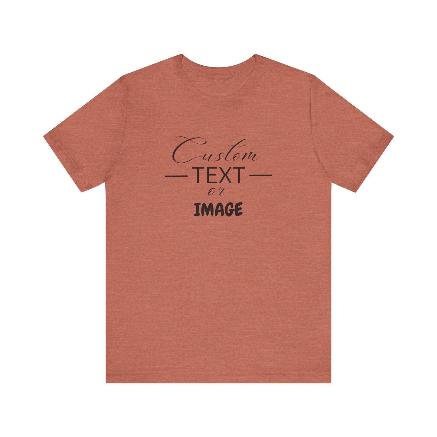 Custom Bell Canvas T Shirt, Personalized Bella Shirt, Custom Unisex Shirts, Custom Shirt, T-Shirt, Custom Logo Shirts, Customizable Business