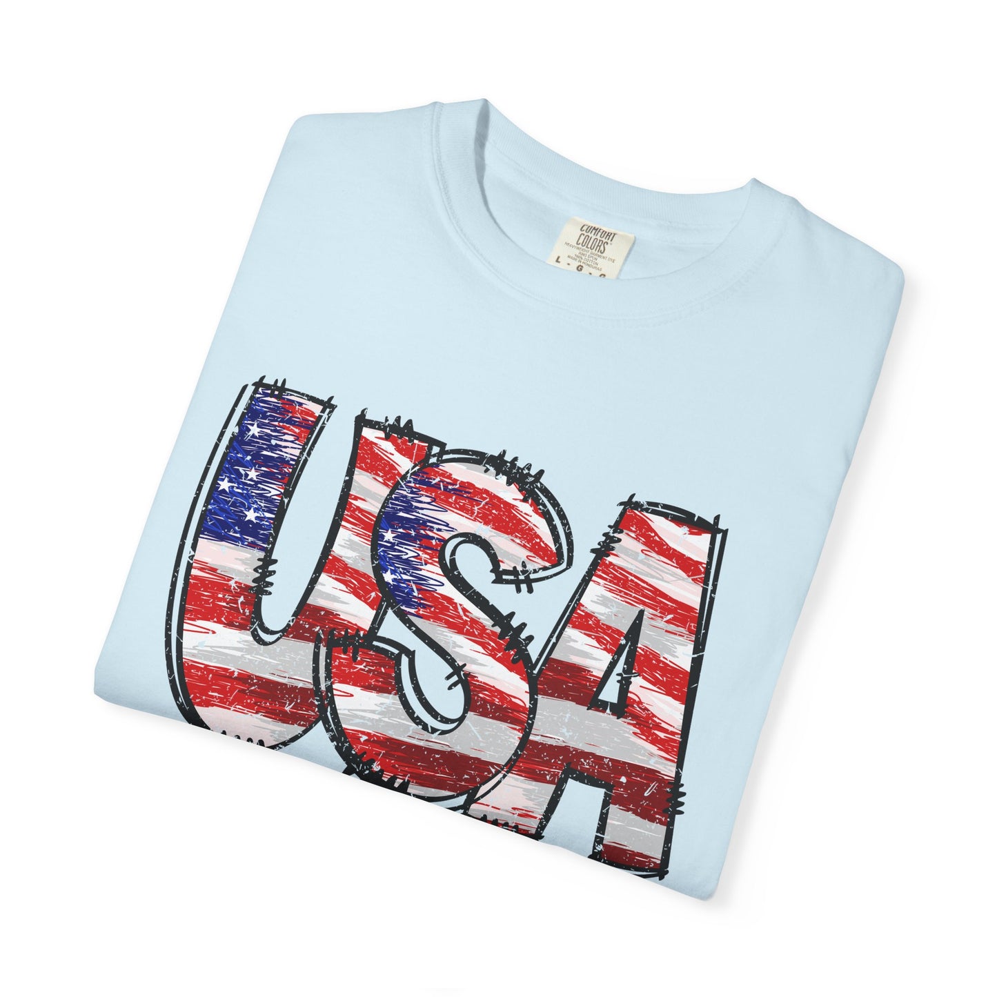Comfort Color USA Shirt, Independent Day Shirt, USA 1776 Top, Gift For Her, Valentine's Day Shirt, America Shirt, 4th of July Tee,