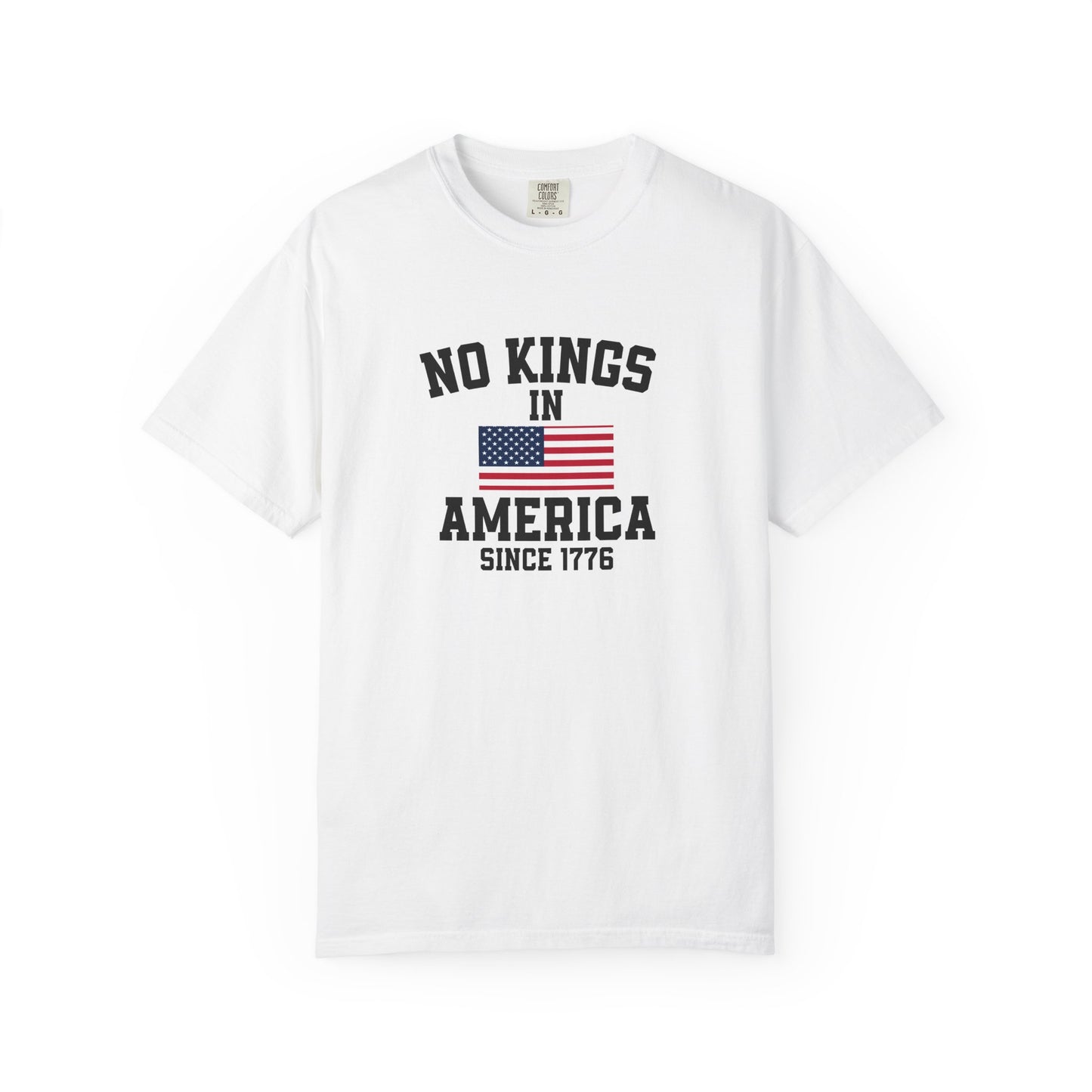 Personalized No Kings in America T Shirt, Democracy Tee, Patriotic Tee , personalized T shirt, 4th July Custom shirt, Liberal Shirt