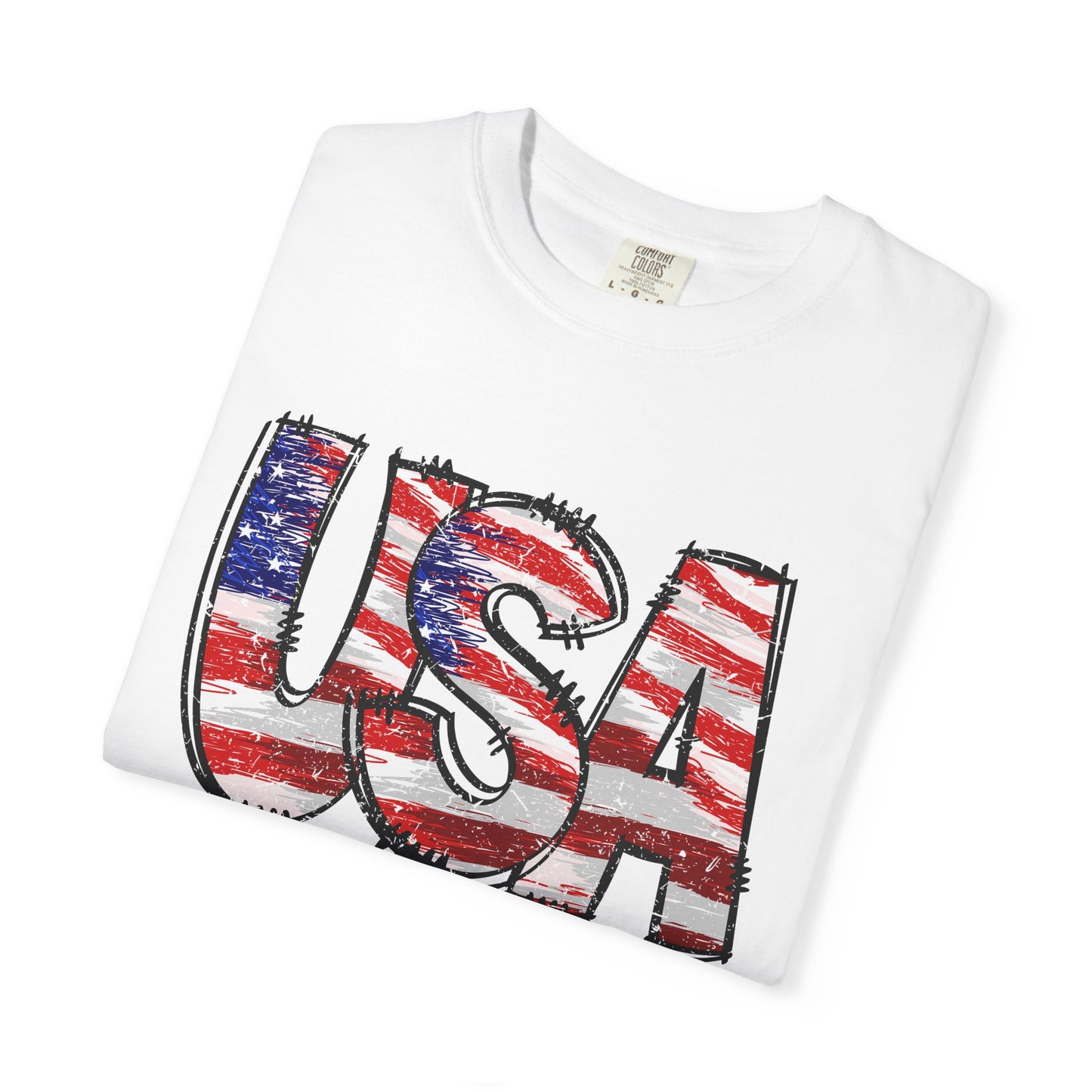 Comfort Color USA Shirt, Independent Day Shirt, USA 1776 Top, Gift For Her, Valentine's Day Shirt, America Shirt, 4th of July Tee,