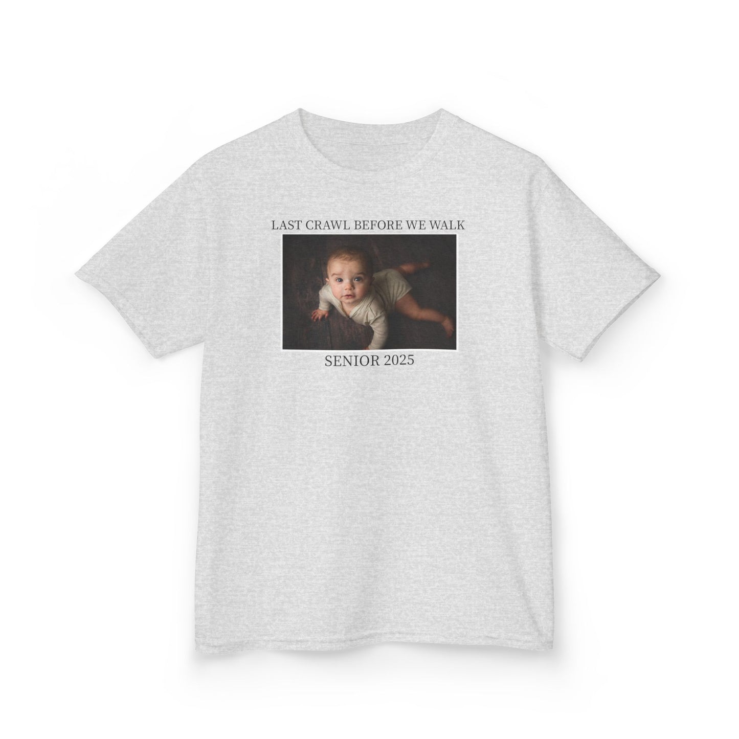 Custom Photo Senior Baby Tee, Last Crawl Before We Walk Grad Baby Tee, Sorority Bar Crawl Shirt, Custom Bar Crawl Tshirt,Custom Photo shirt