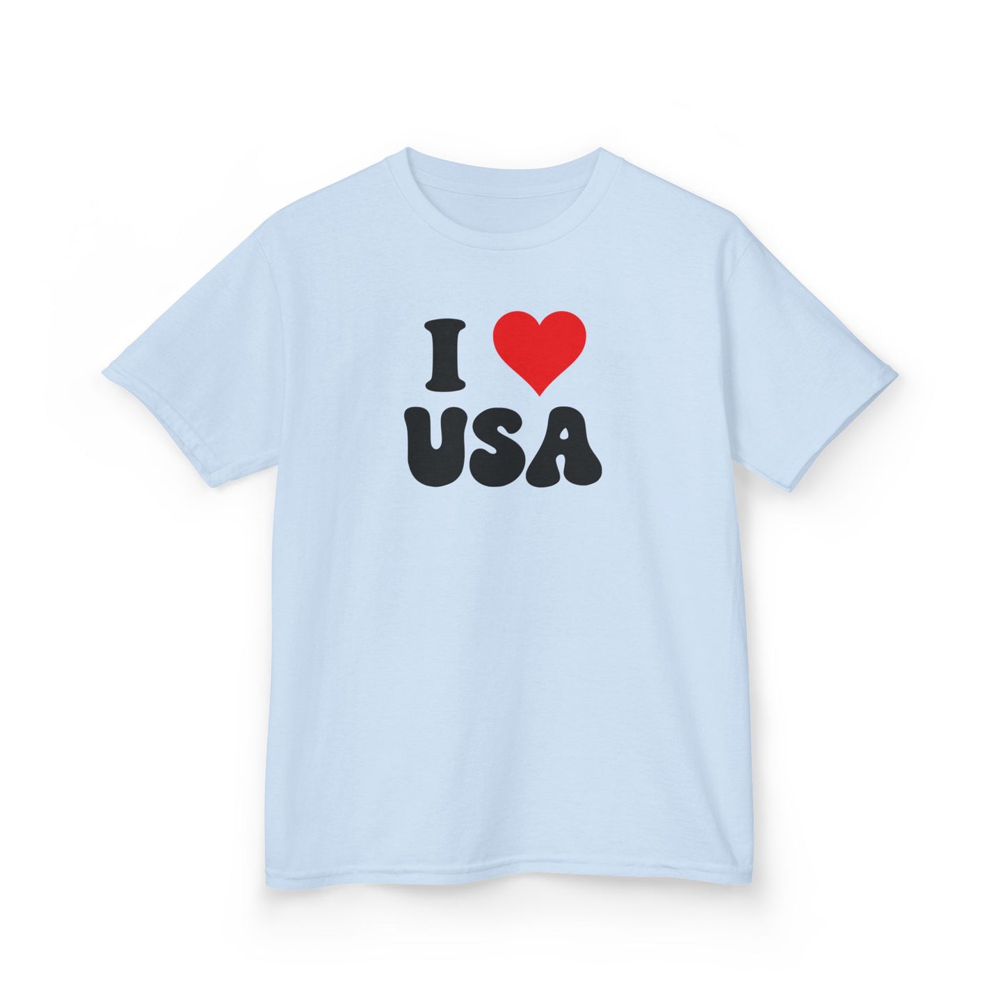 I Love USA T-Shirt, Patriotic Tee, American Flag Shirt, USA Pride, Fourth of July, USA Gift, America Lover, Red White Blue, gift for her
