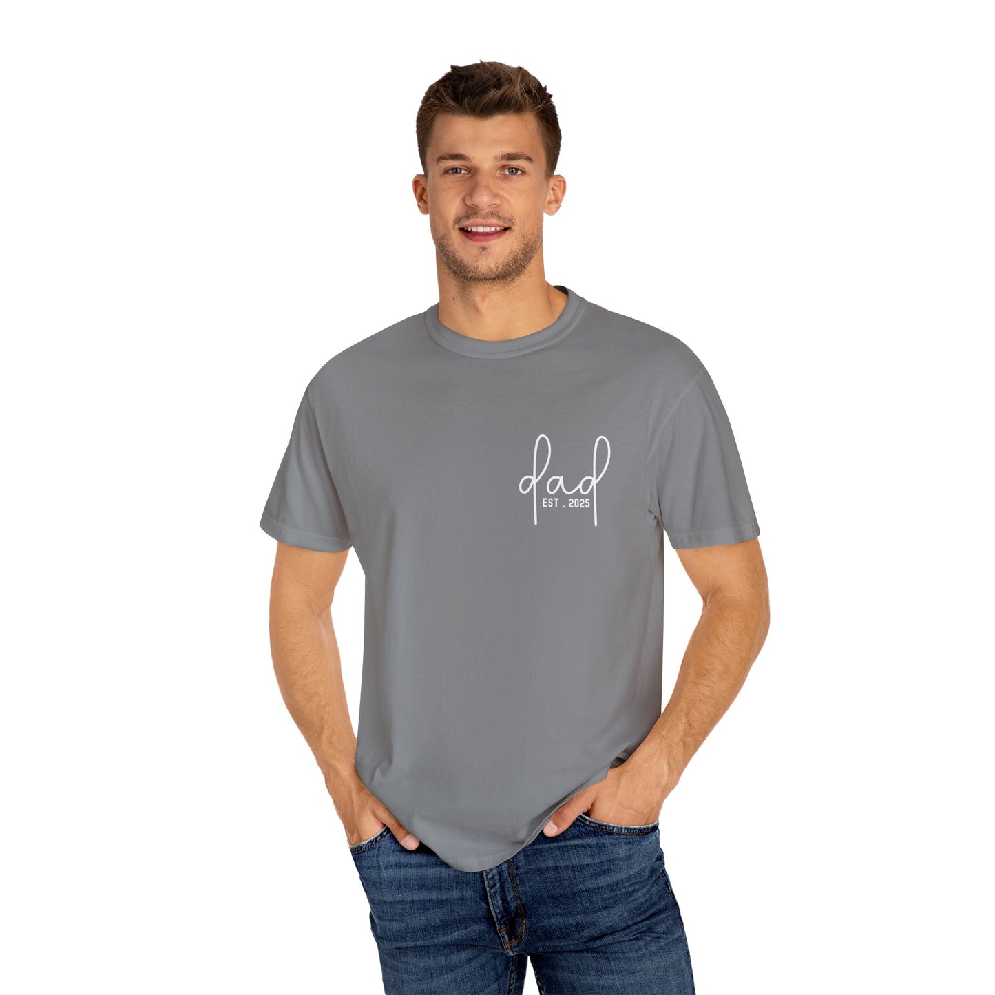 Comfort Color T-Shirt, Custom Text Shirt, Personalized Tee, Father's Day Shirt, Gift for Her, Birthday Gift, Usa Shirt, Grandpa shirt