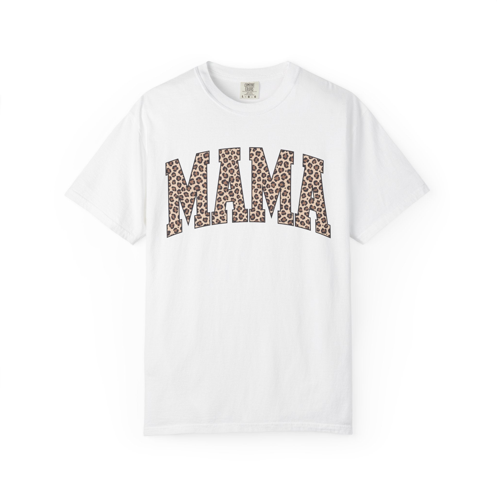 Comfort Colors® Leopard Mama Shirt, Gift For Mom, Mama Shirt, Mothers Day Gift, Gift For Mom, new mama gift, gift for her, gift for him