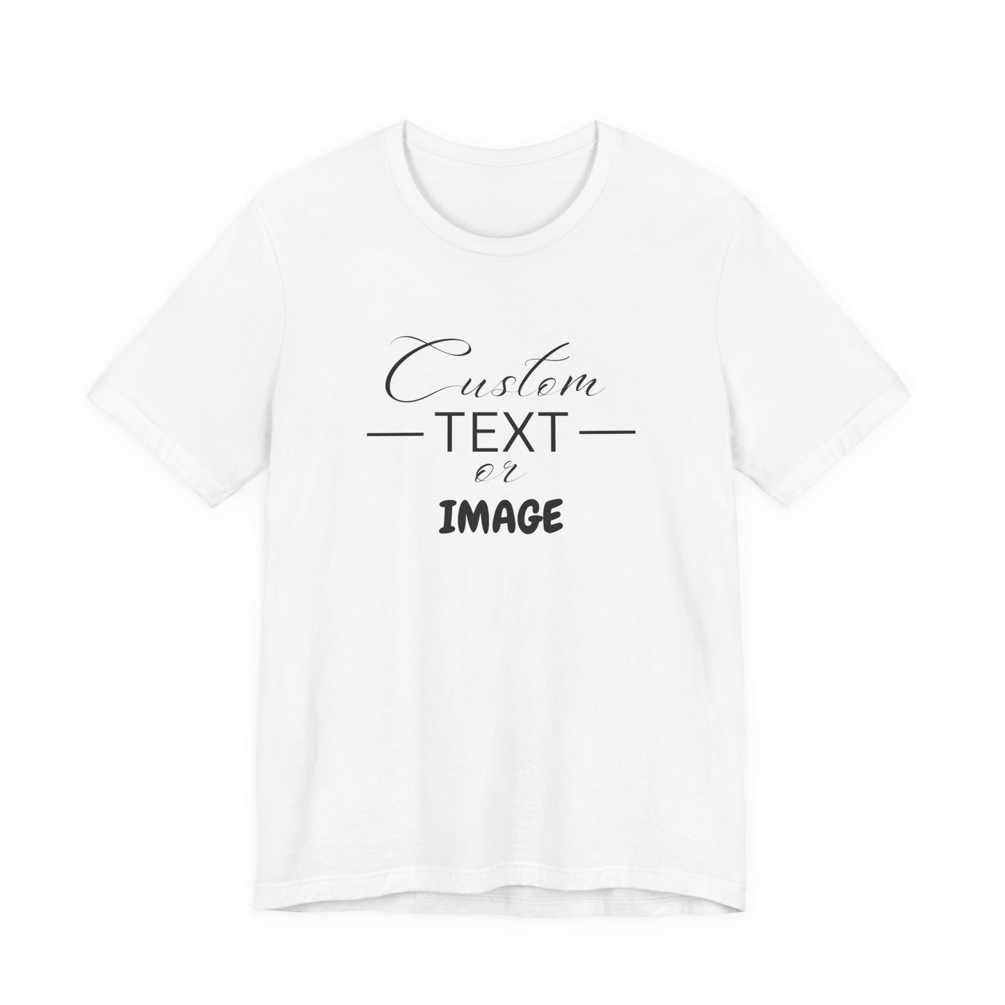 Custom Bell Canvas T Shirt, Personalized Bella Shirt, Custom Unisex Shirts, Custom Shirt, T-Shirt, Custom Logo Shirts, Customizable Business
